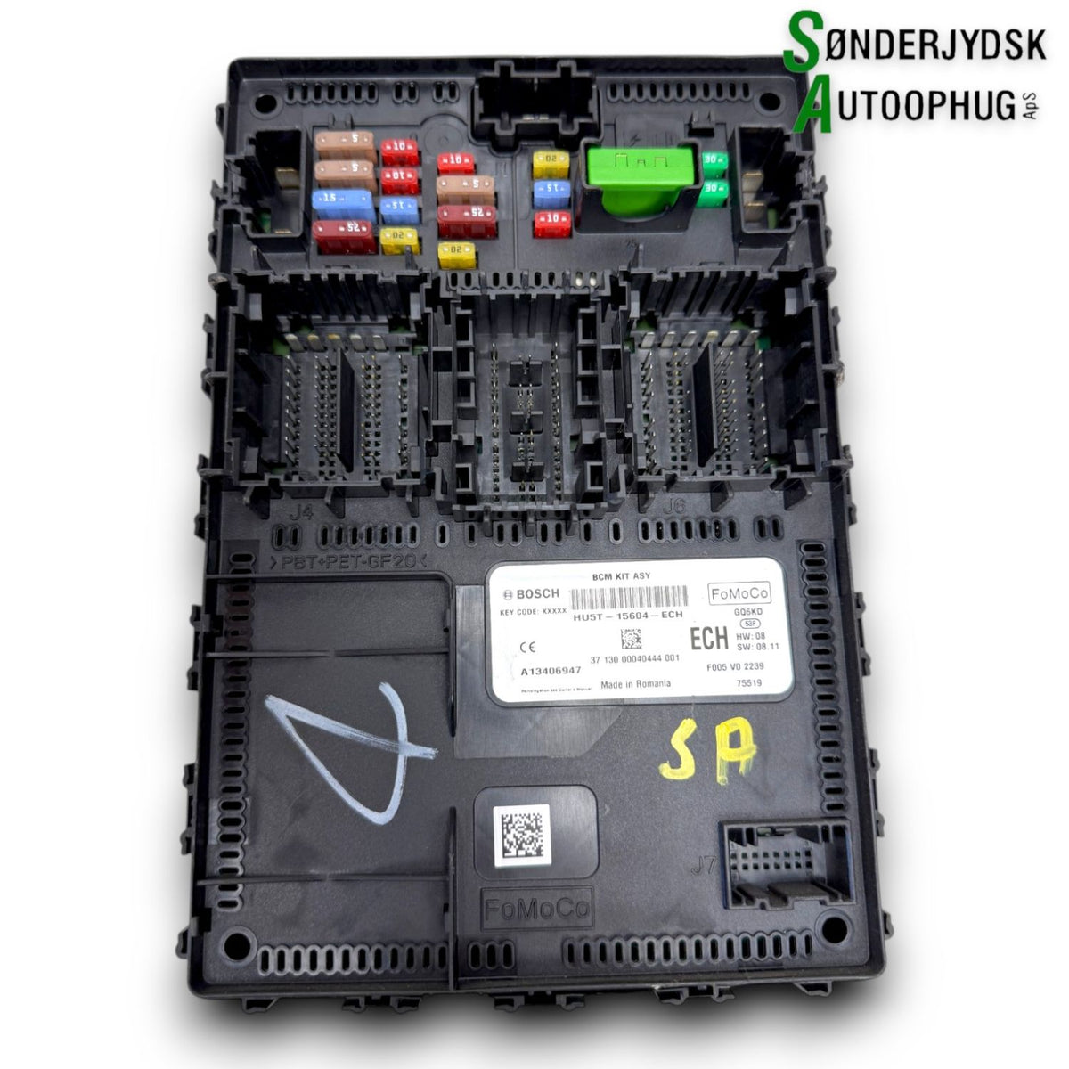 Ford Fiesta 8 Sikringsboks Med OEM Nr. A13406947 Fra Ford Ophugger