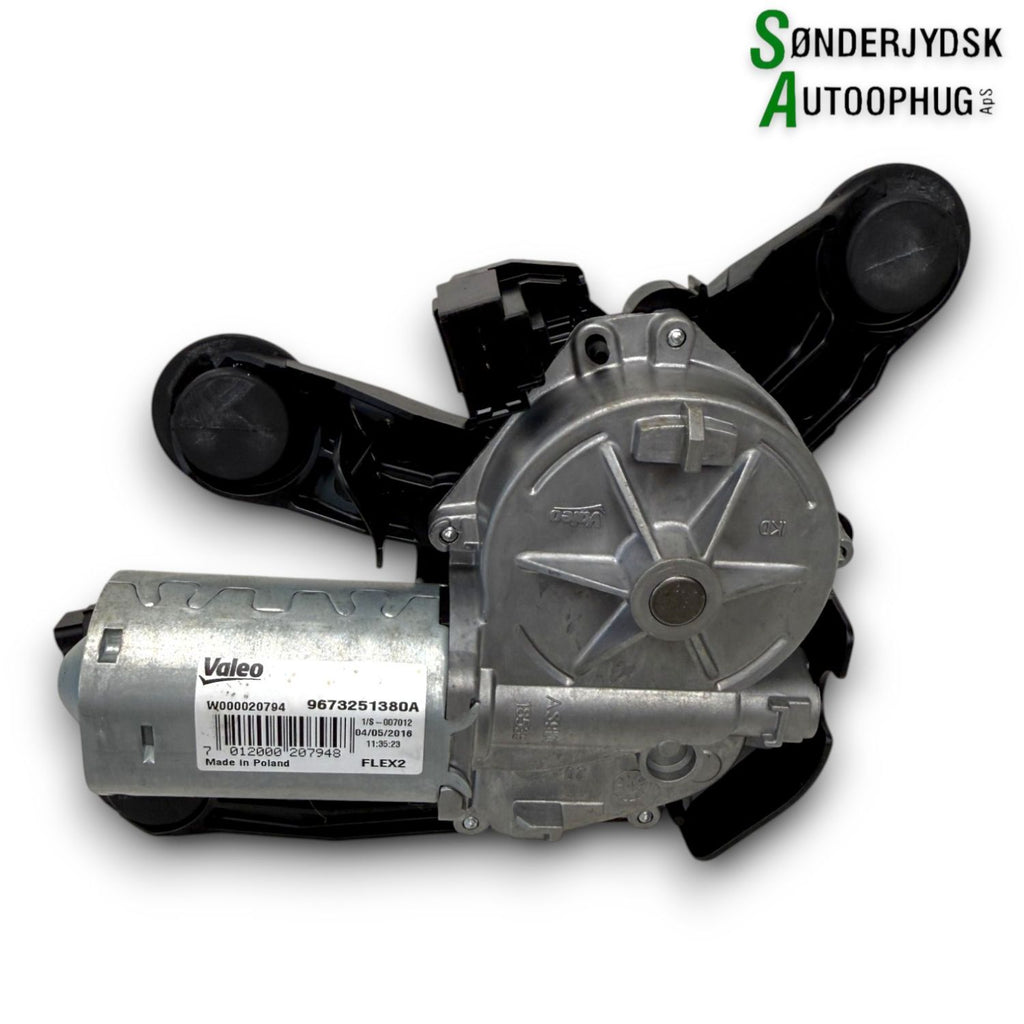Peugeot 208 Bagrudevisker Motor Med OEM Nr. 9673251380A Fra Peugeot Ophugger