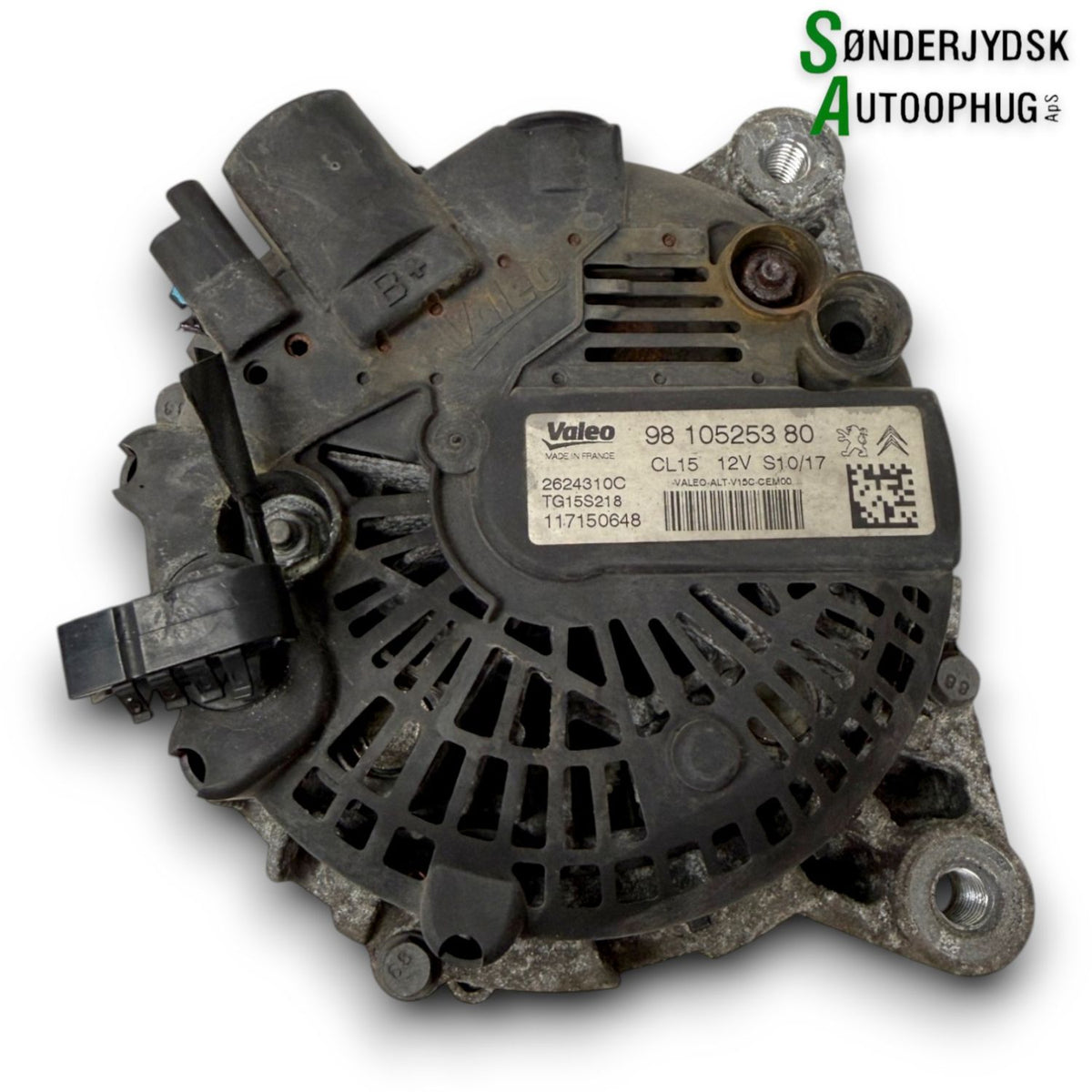 Citroen C3 III Generator Med OEM Nr. 1612458880 Fra Citroen Ophugger