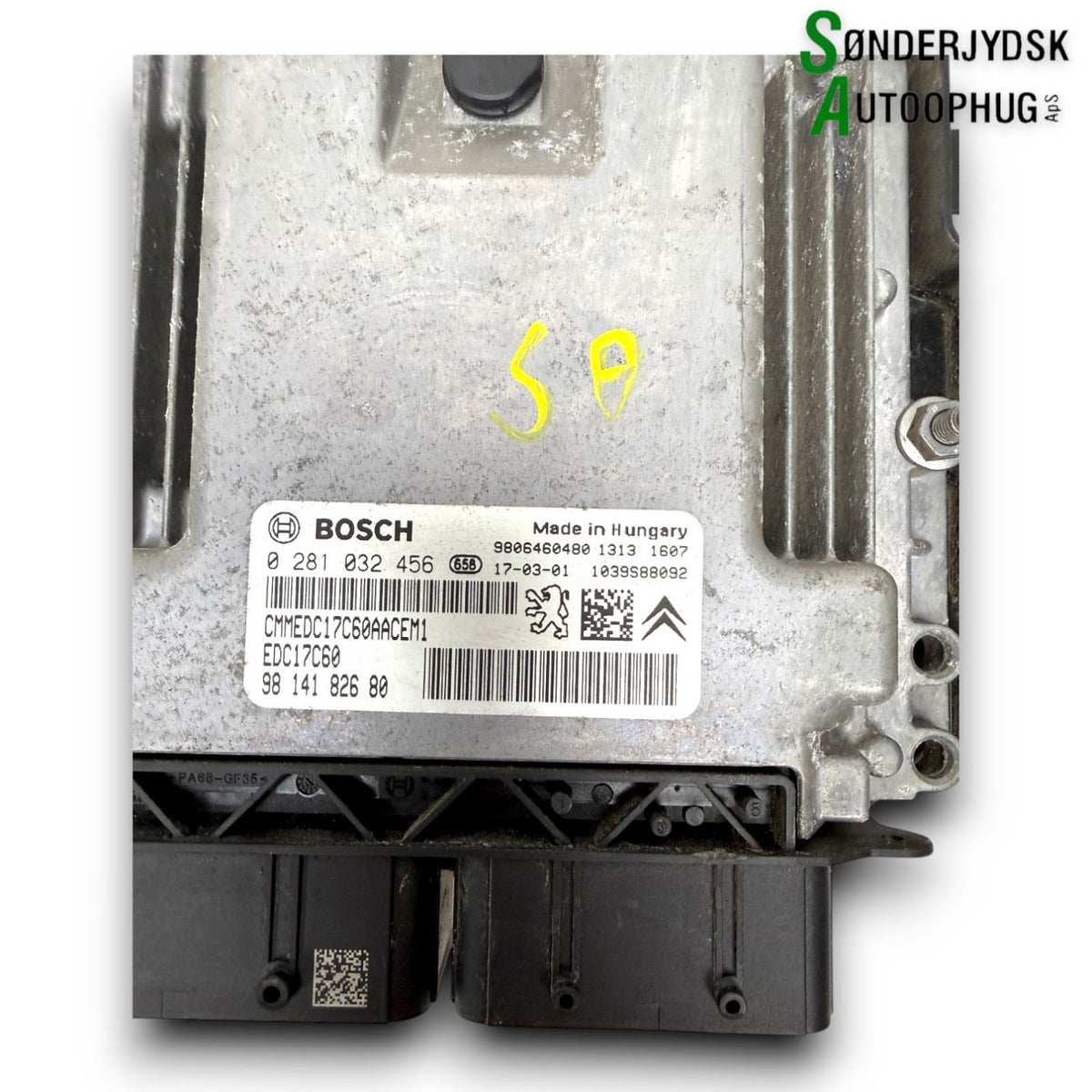 Citroen C3 III Startspærre Med OEM Nr. 9814182680 Fra Citroen Ophugger