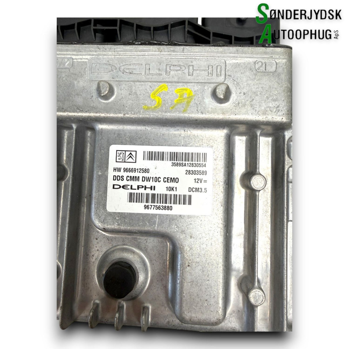 Peugeot 508 Startspærre Med OEM Nr. 9666912580 Fra Peugeot Ophugger