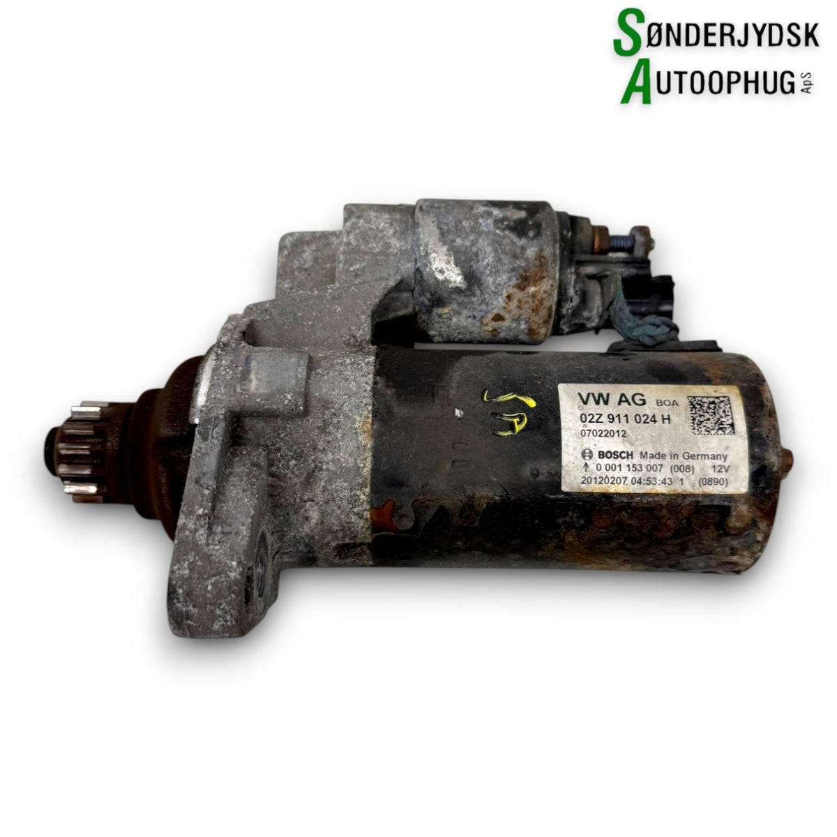 Audi A1 Starter Med OEM Nr. 02Z911024HX Fra Audi Ophugger