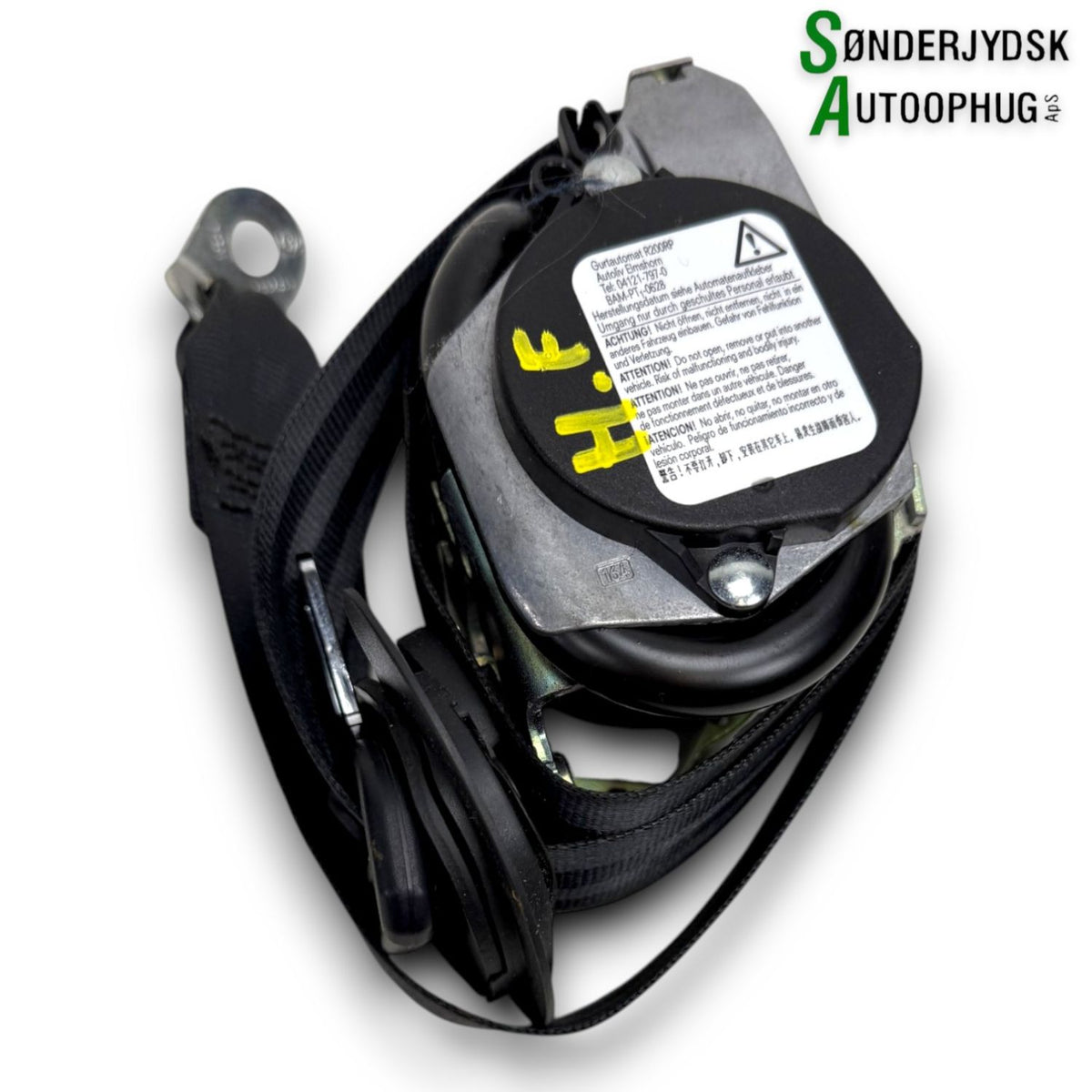 Seat Mii Sikkerhedsseler For Med OEM Nr. 1S4857706F Fra Seat Ophugger