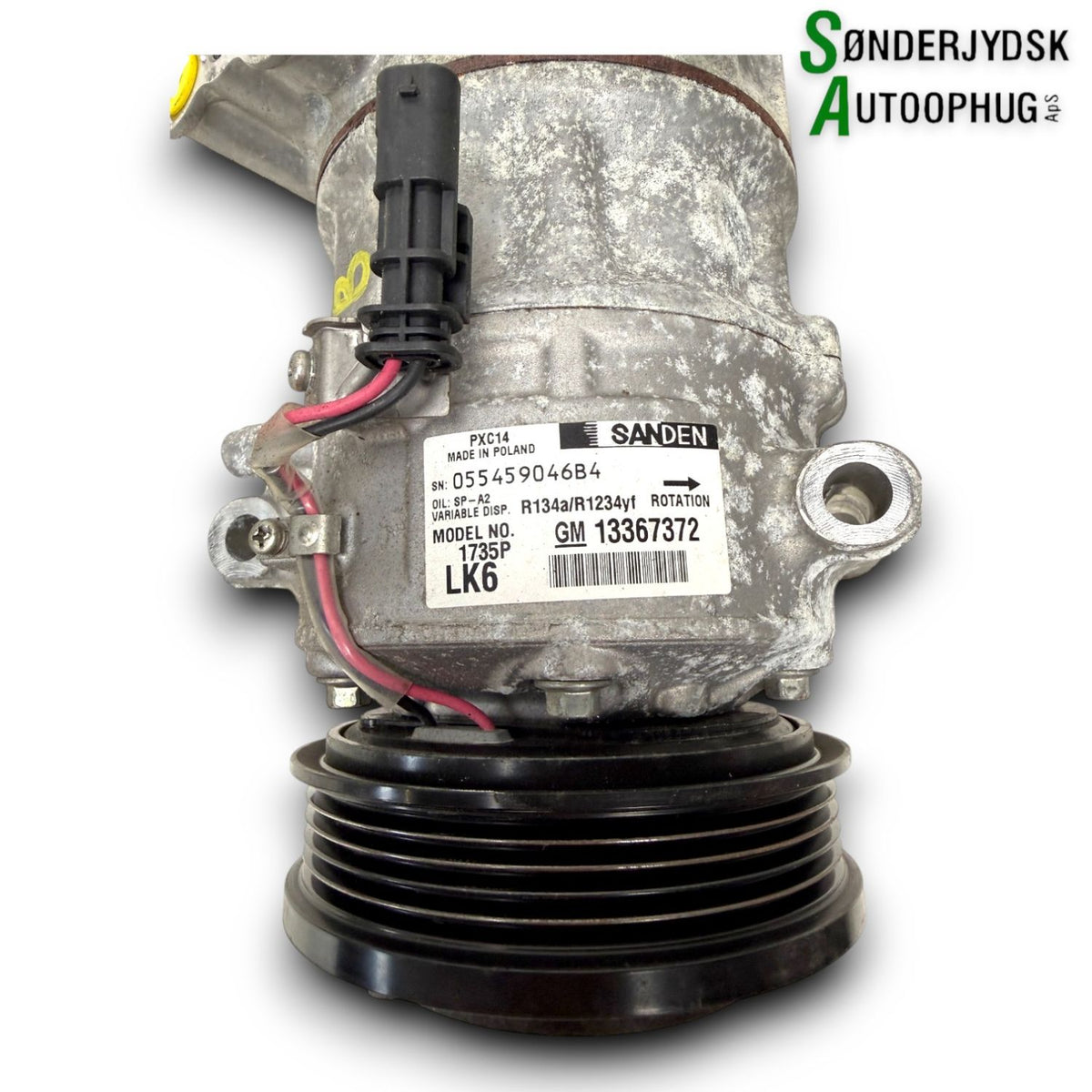 Opel Astra K Aircondition Pumpe Med OEM Nr. 055459046B4 Fra Opel Ophugger