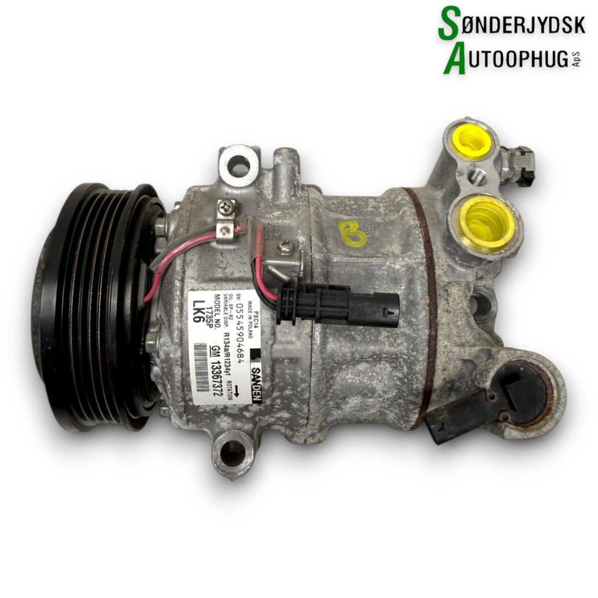 Opel Astra K Aircondition Pumpe Med OEM Nr. 13367372 Fra Opel Ophugger