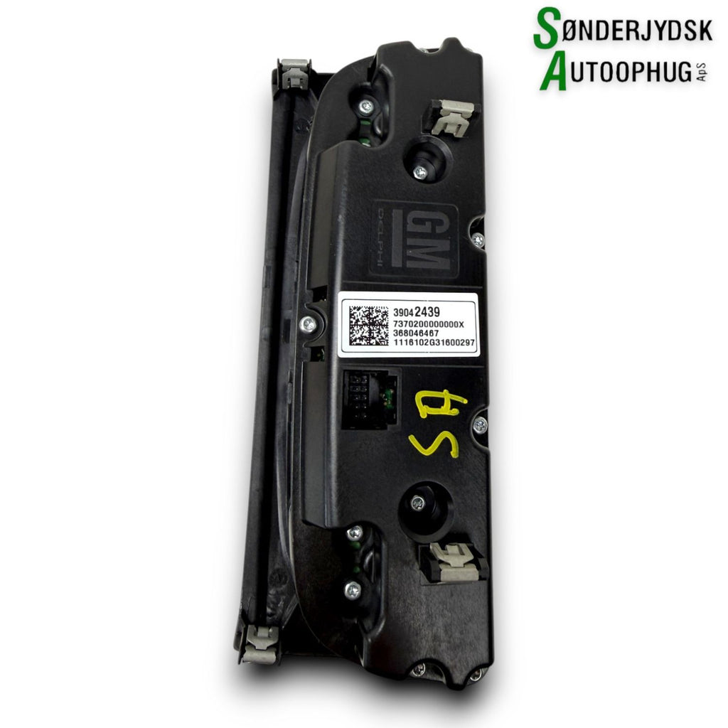 Opel Astra K Varmeregulering Med OEM Nr. 39042439 Fra Opel Ophugger