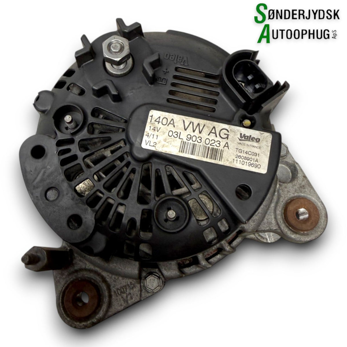 VW Polo 6R Generator Med OEM Nr. 03L903023A Fra VW Ophugger