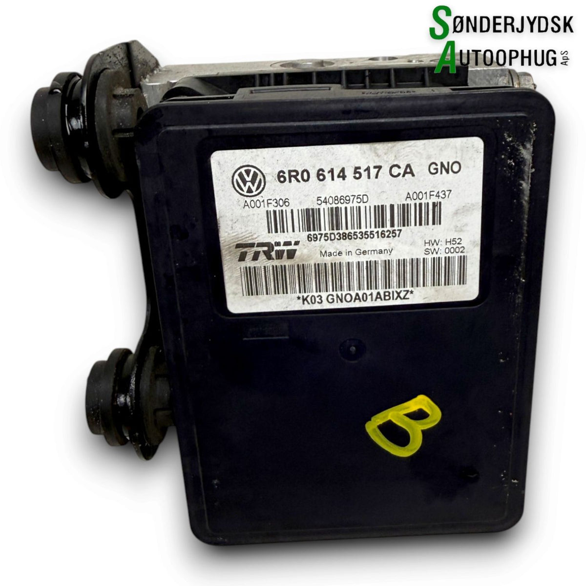 Skoda Rapid ABS Pumpe Med OEM Nr. 6R0614517CH Fra Skoda Ophugger