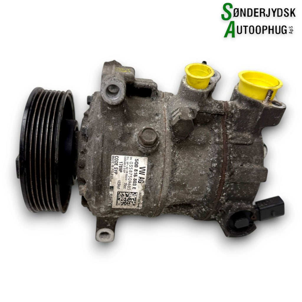 Skoda Rapid Aircondition Pumpe Med OEM Nr. 5Q0816803F Fra Skoda Ophugger