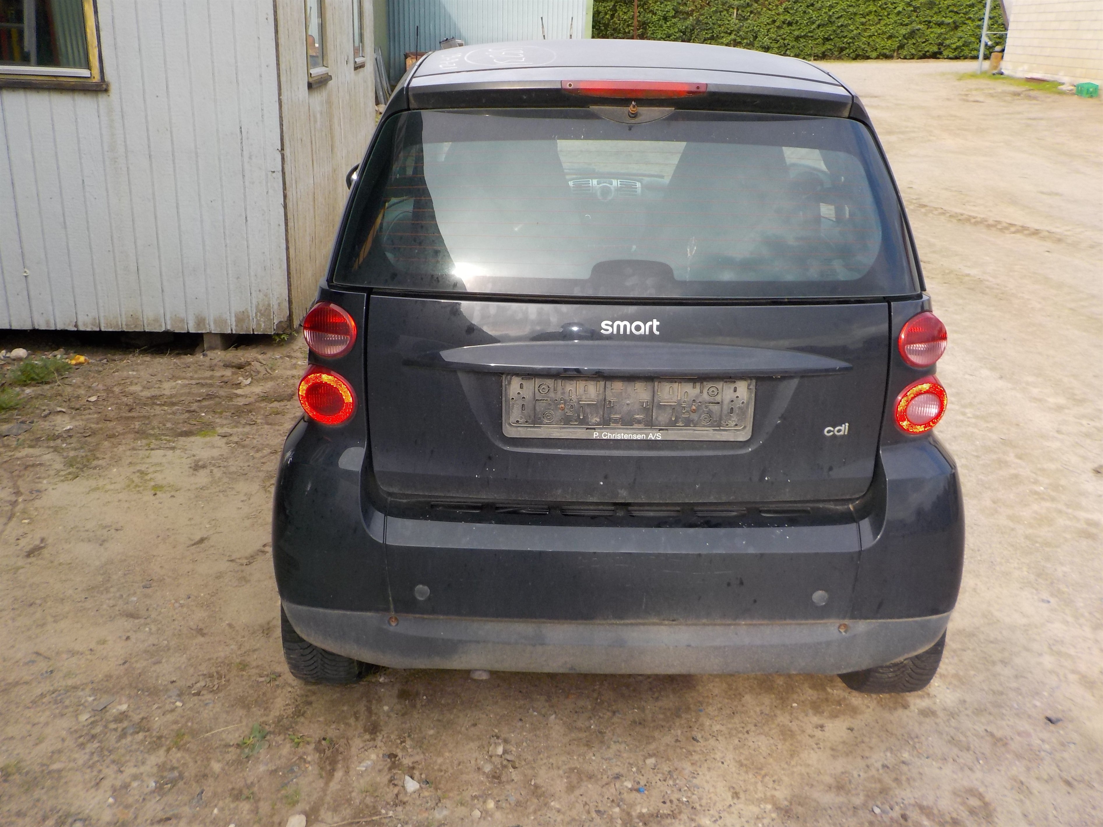 Smart Fortwo W451 Pluk-Selv-Bil Med OEM Nr. Ophugger Fra Smart Ophugger