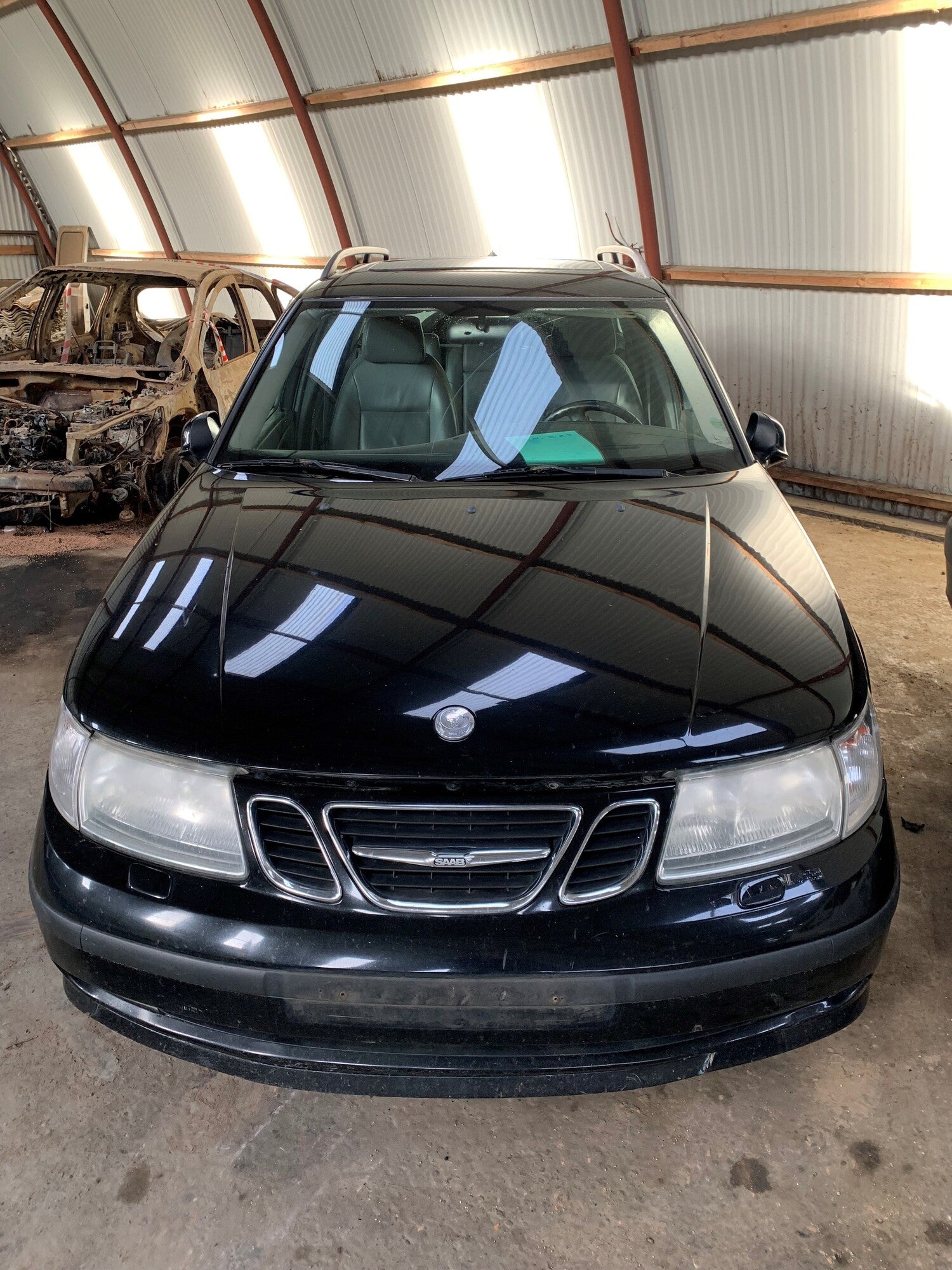 Saab 9-5 Dørrude - Siderude Med OEM Nr. GRØNTONET Fra Saab Ophugger