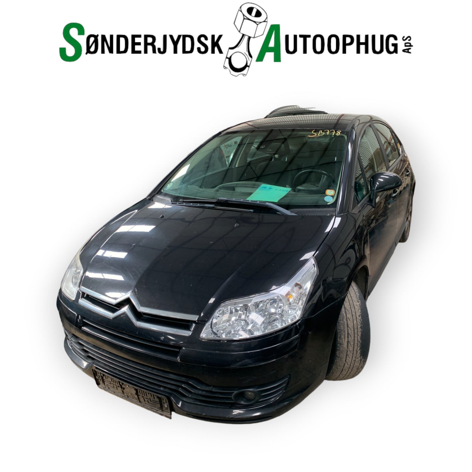 Citroen C4 Dørrude - Siderude Med OEM Nr. 9202E4	 Fra Citroen Ophugger