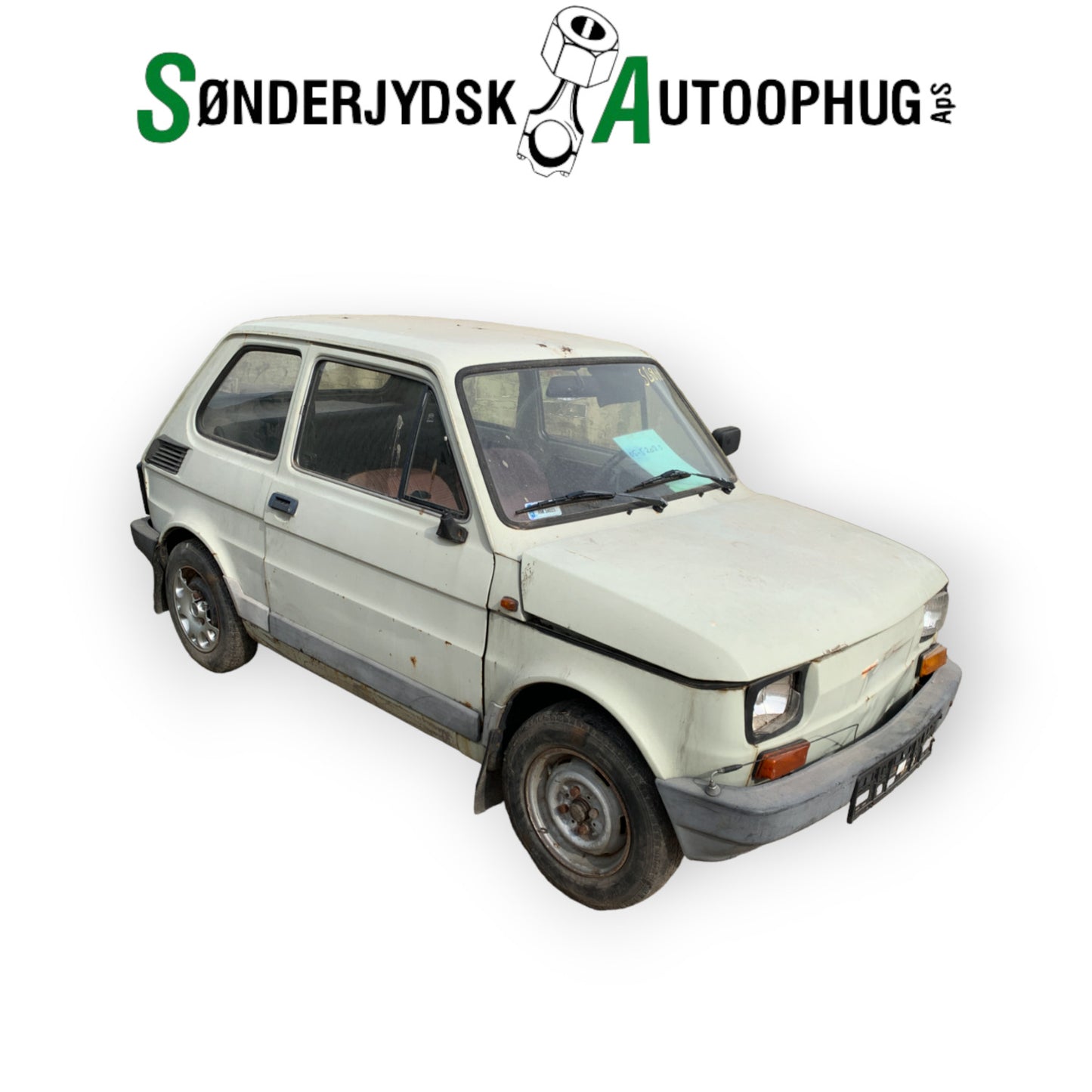Fiat 126 Pluk-Selv-Bil Med OEM Nr. Ophugger Fra Fiat Ophugger