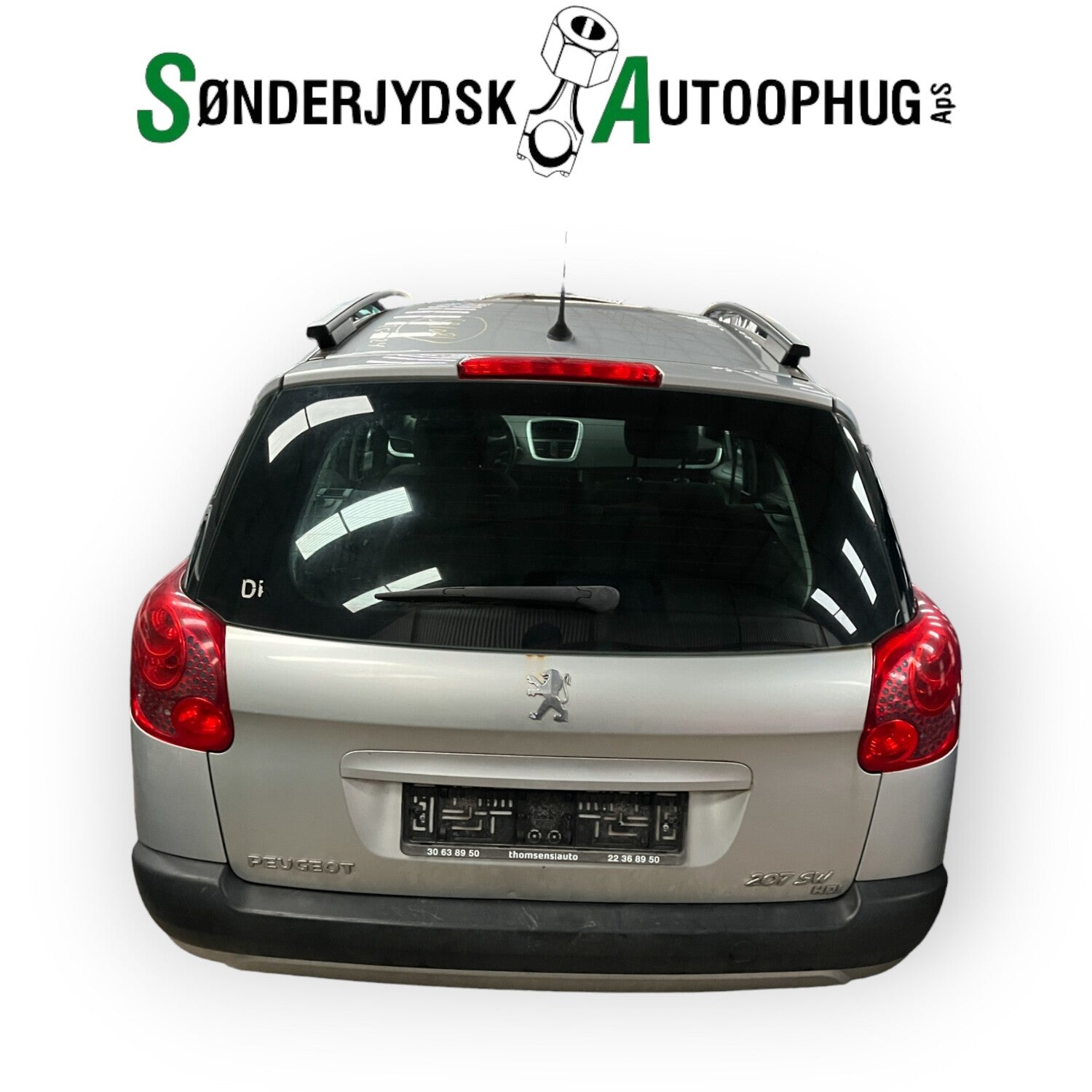 Peugeot 207 Pluk-Selv-Bil Med OEM Nr. Ophugger Fra Peugeot Ophugger