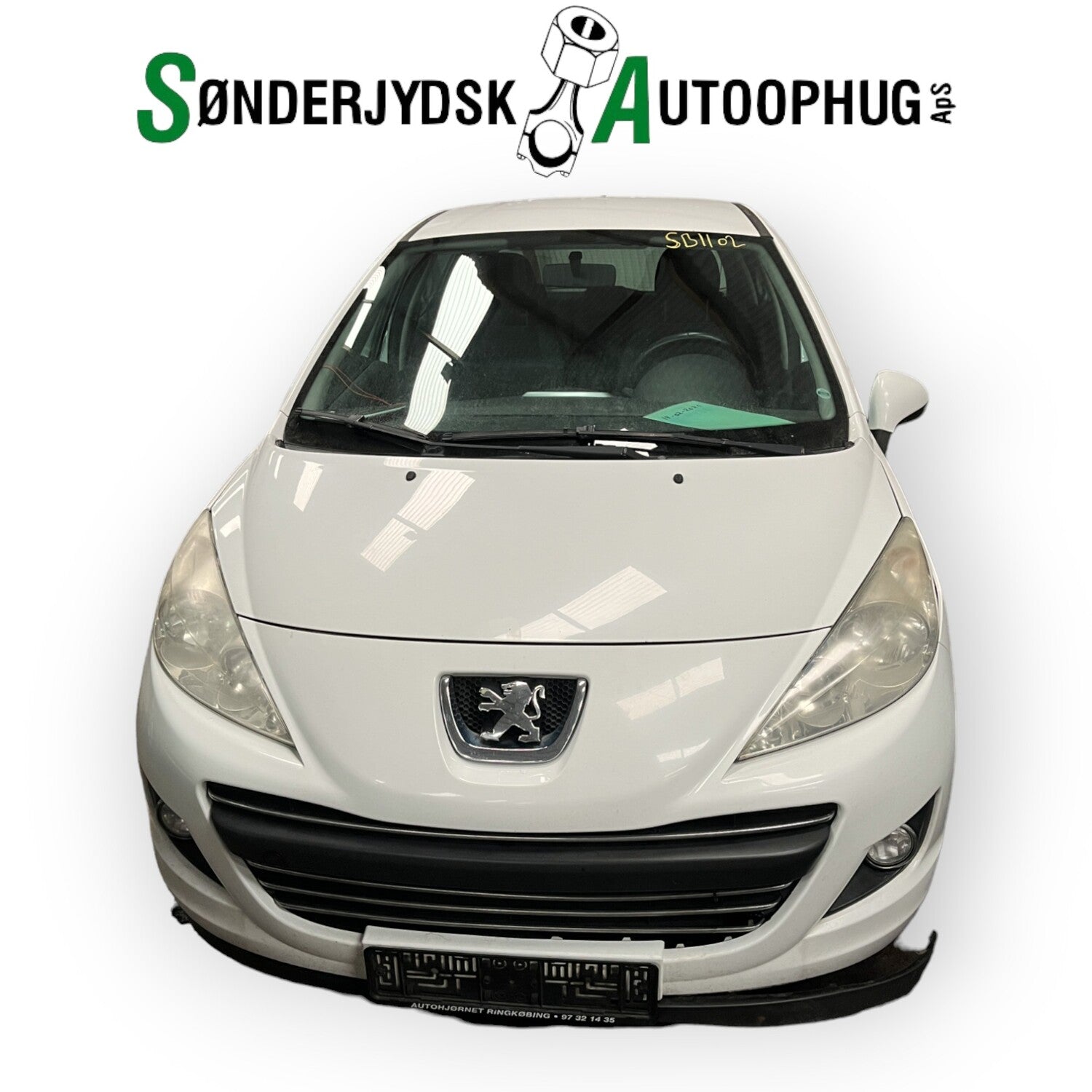 Peugeot 207 Pluk-Selv-Bil Med OEM Nr. Ophugger Fra Peugeot Ophugger
