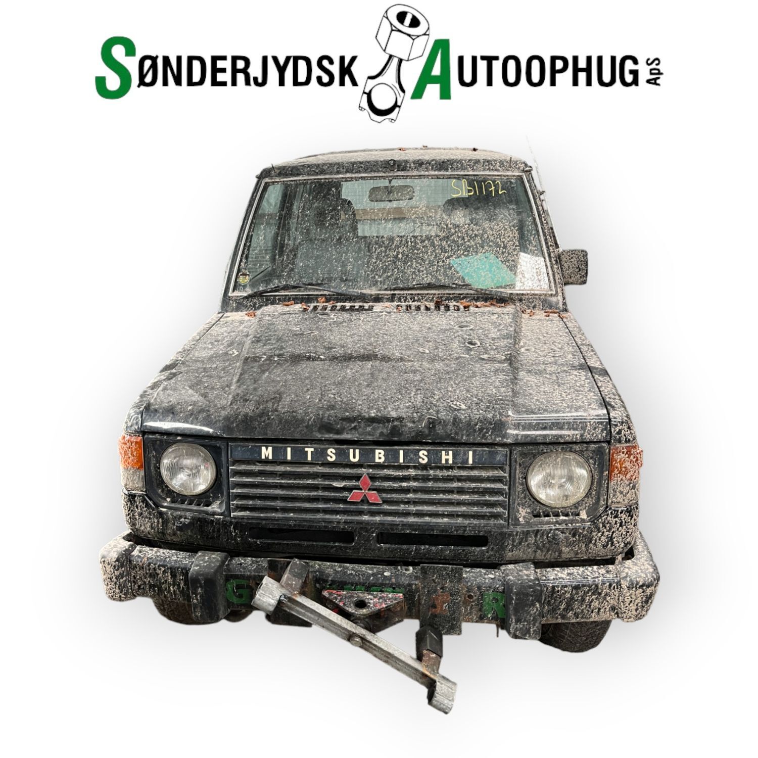 Mitsubishi Pajero Lo43Gv Pluk-Selv-Bil Med OEM Nr. Ophugger Fra Mitsubishi Ophugger