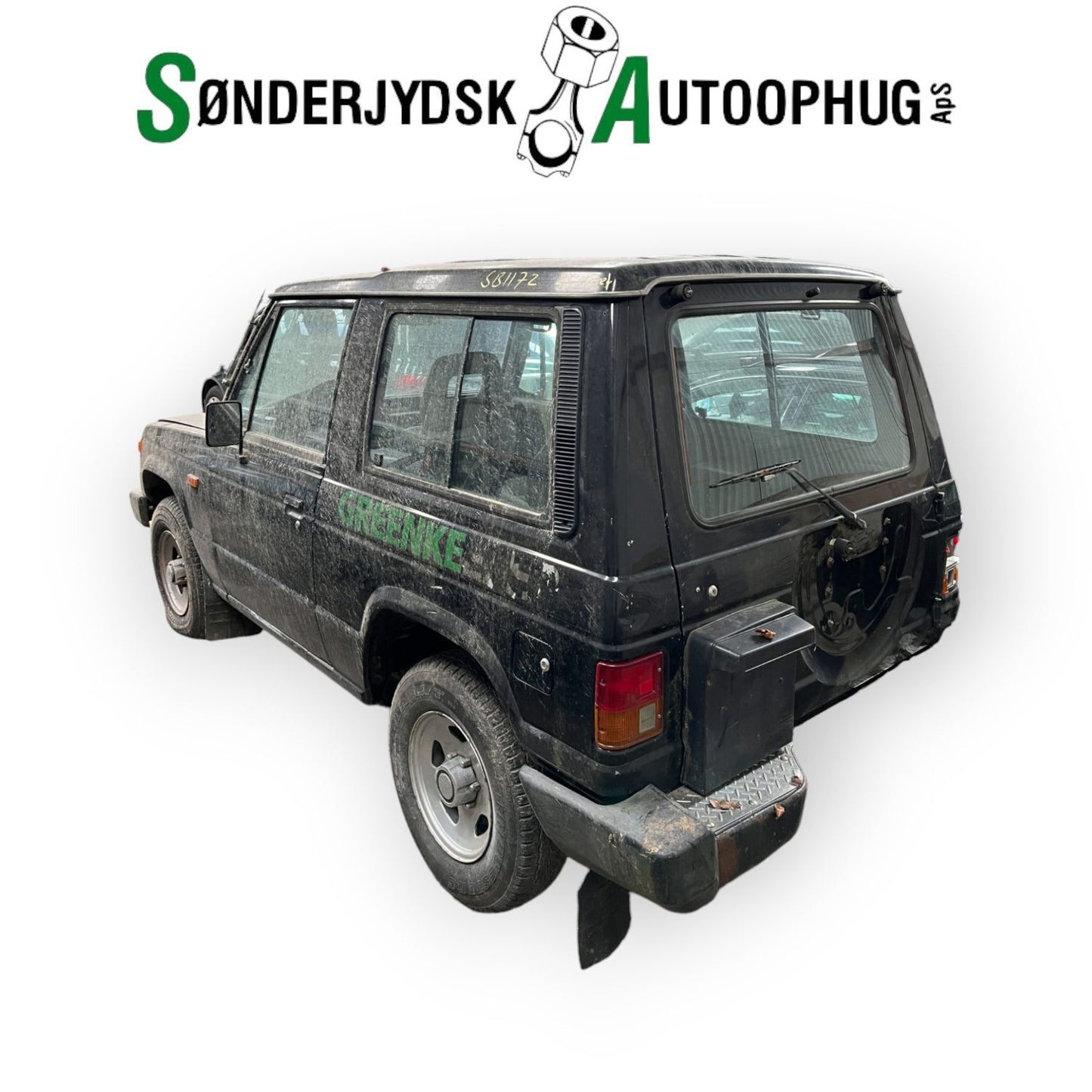 Mitsubishi Pajero Lo43gv Pluk-Selv-Bil Med OEM Nr. Ophugger Fra Mitsubishi Ophugger