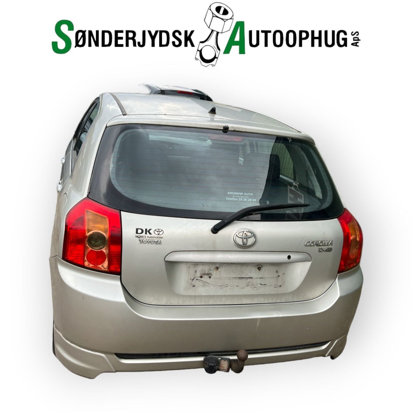 Toyota Corolla E12 Pluk-Selv-Bil Med OEM Nr. Ophugger Fra Toyota Ophugger