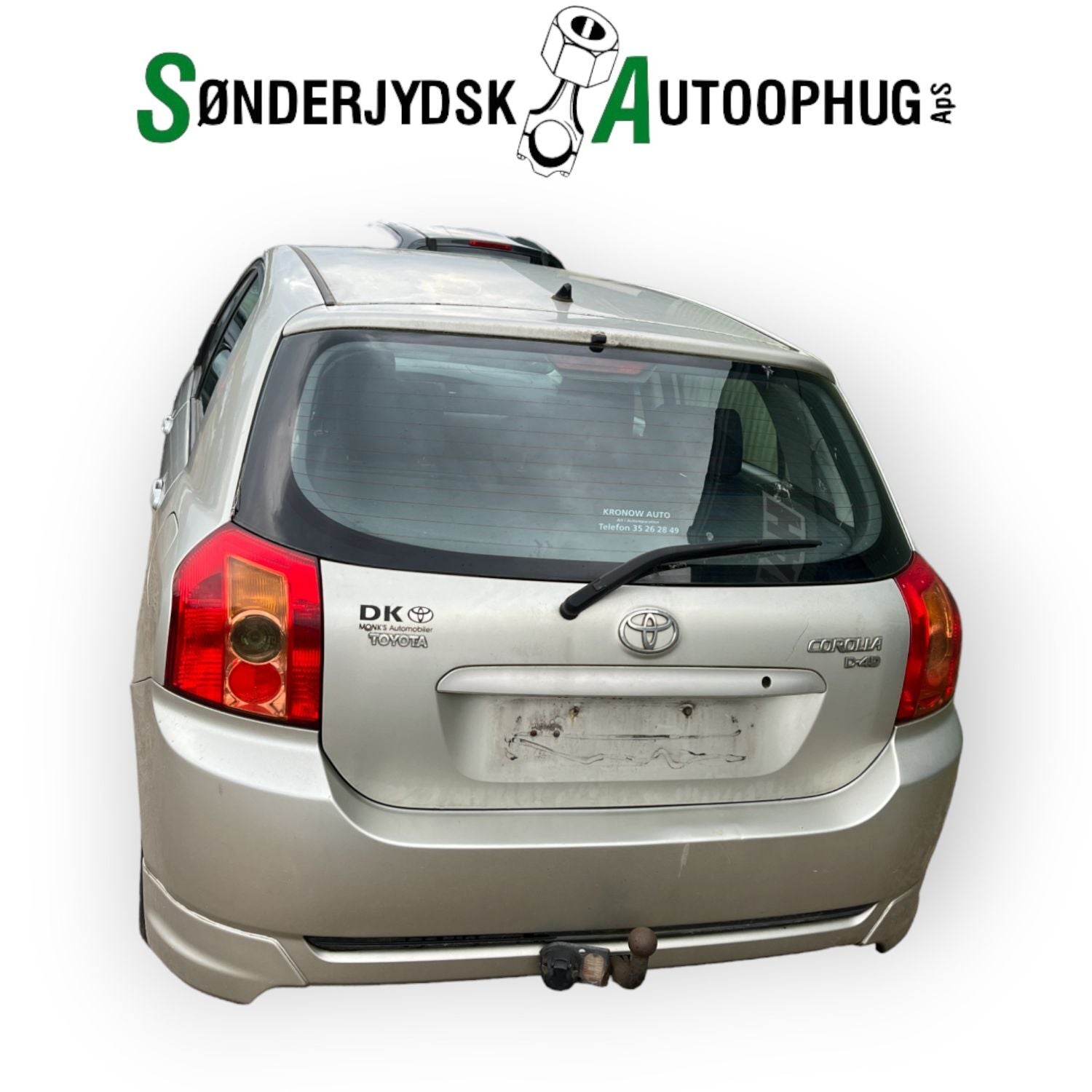 Toyota Corolla E12 Pluk-Selv-Bil Med OEM Nr. Ophugger Fra Toyota Ophugger