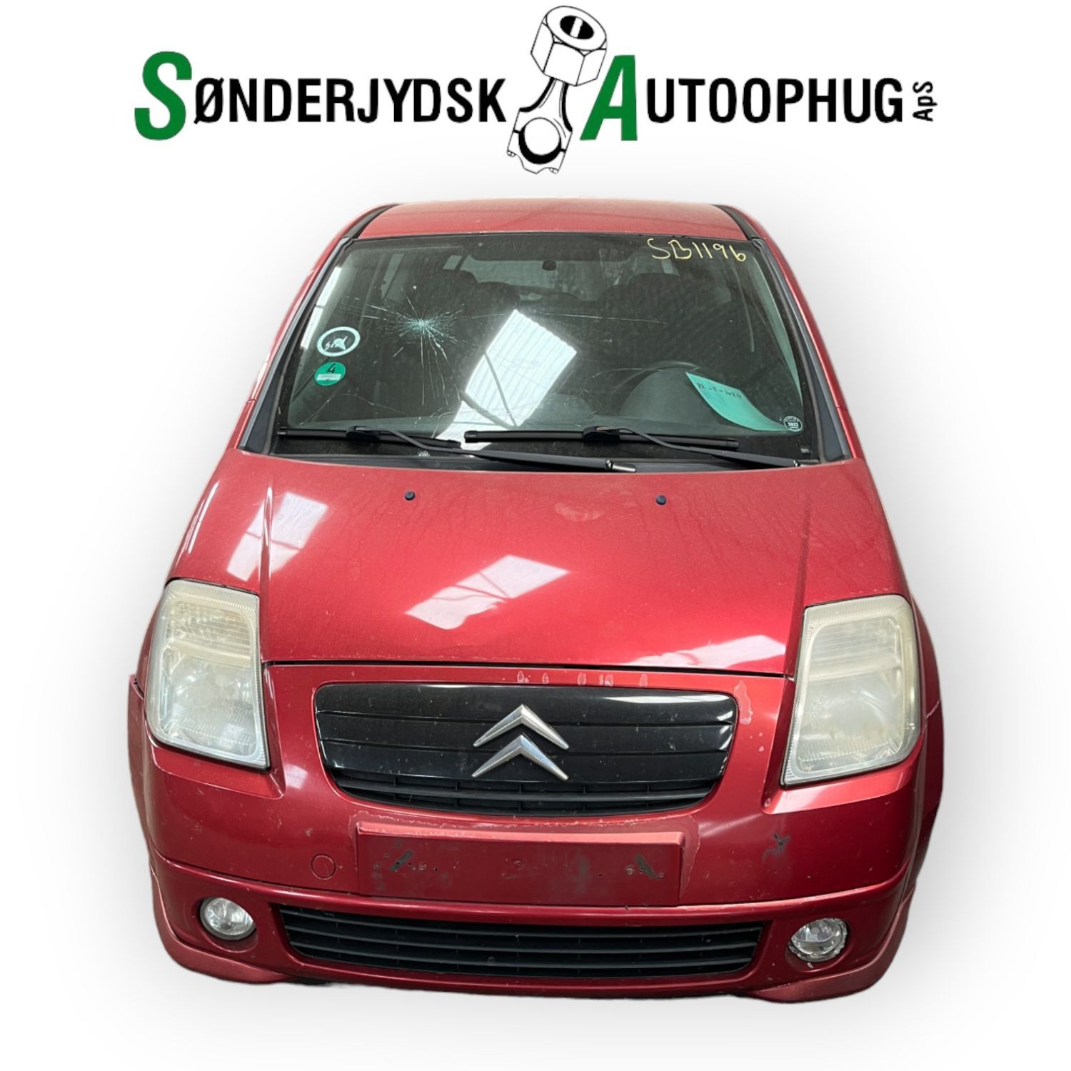 Citroen C2 Pluk-Selv-Bil Med OEM Nr. Ophugger Fra Citroen Ophugger