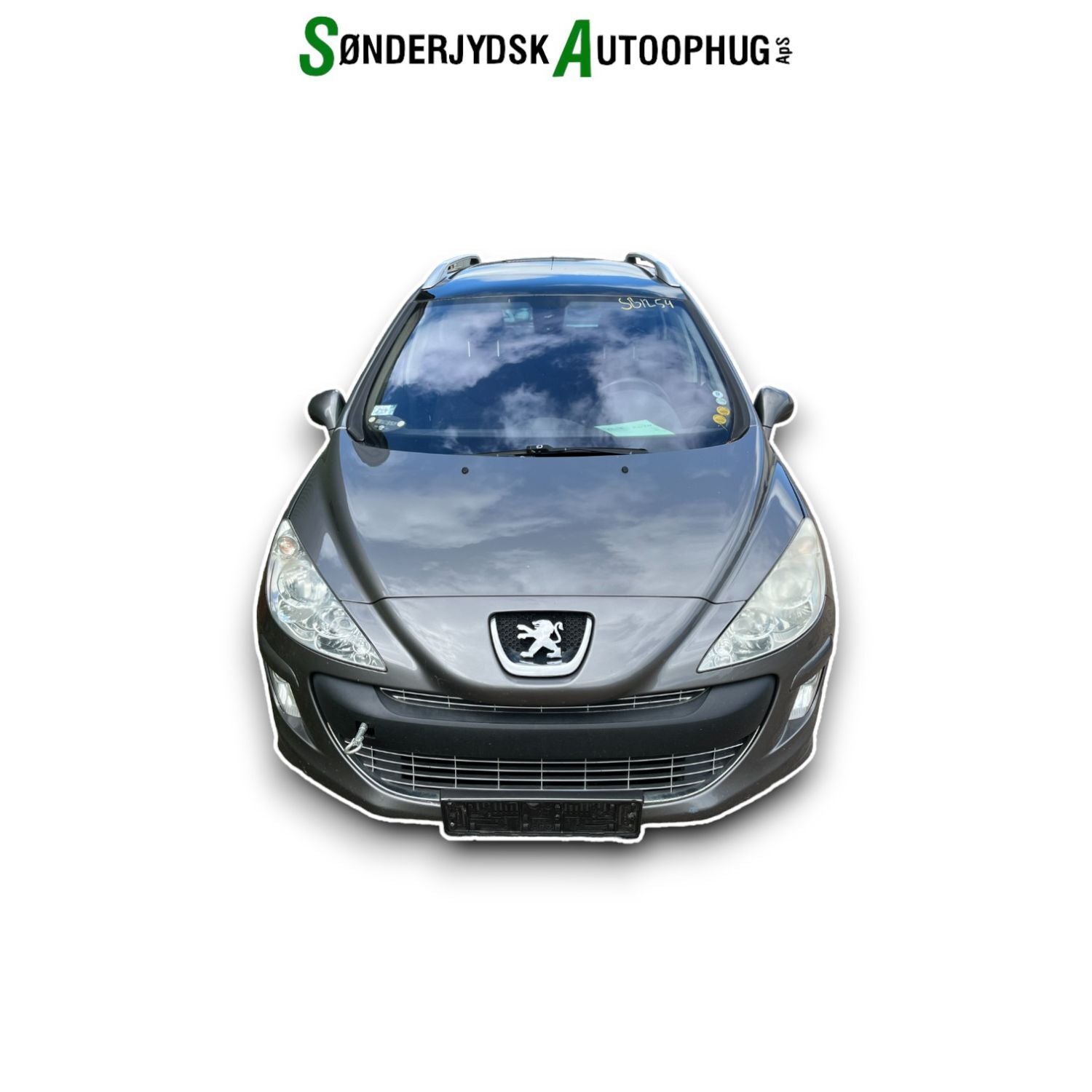 Peugeot 308 Pluk-Selv-Bil Med OEM Nr. Ophugger Fra Peugeot Ophugger