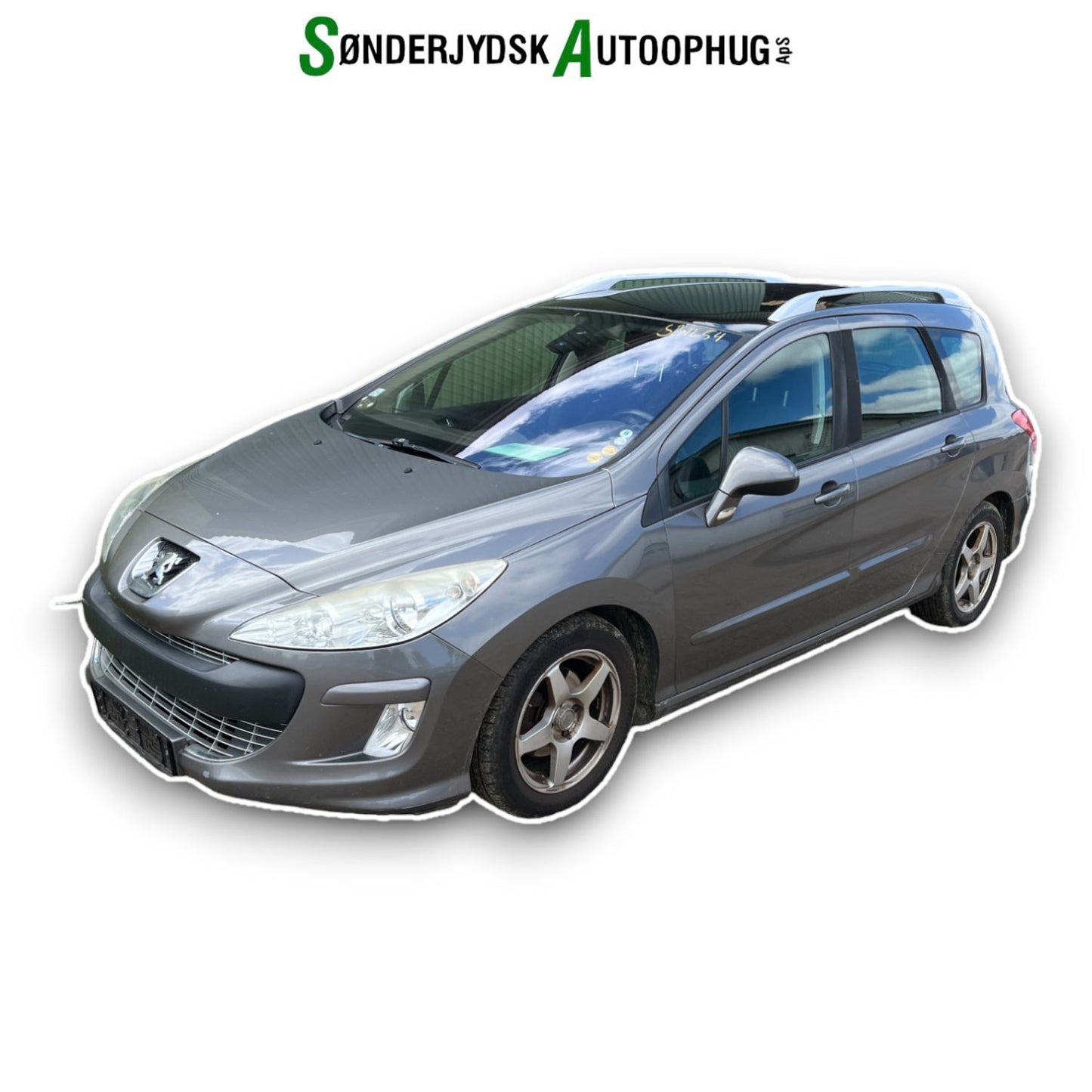 Peugeot 308 Pluk-Selv-Bil Med OEM Nr. Ophugger Fra Peugeot Ophugger