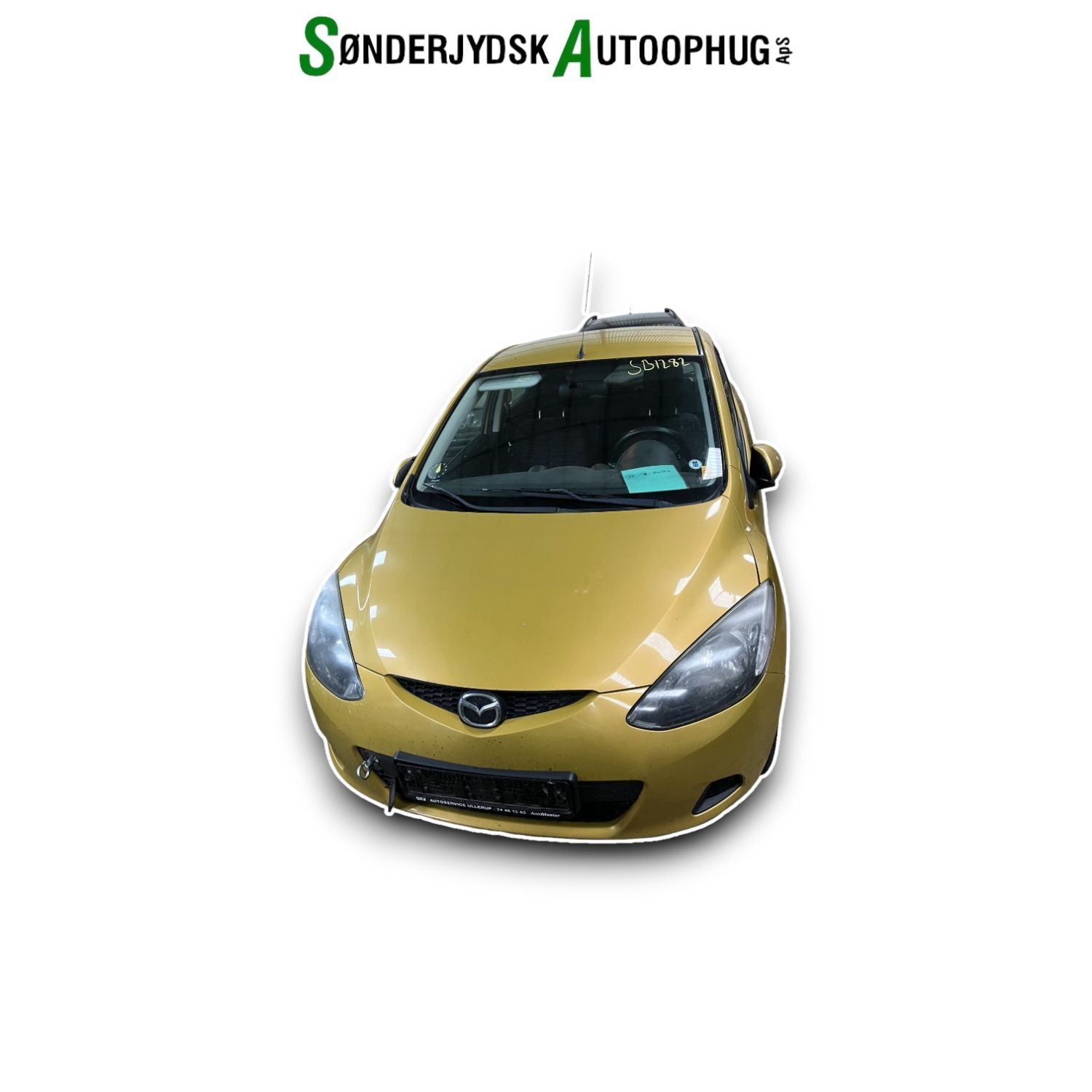 Mazda 2 DE Pluk-Selv-Bil Med OEM Nr. Ophugger Fra Mazda Ophugger