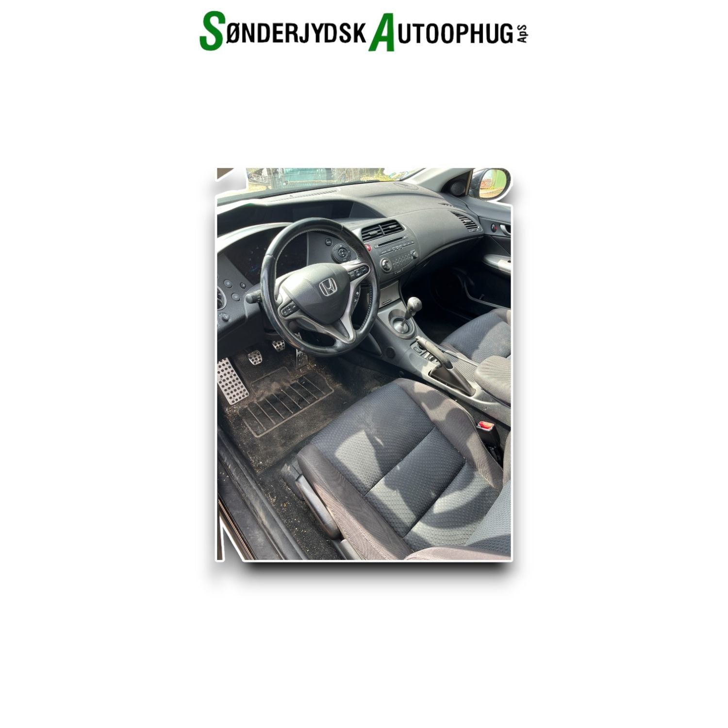 Honda Civic 3D/5D Pluk-Selv-Bil Med OEM Nr. Ophugger Fra Honda Ophugger