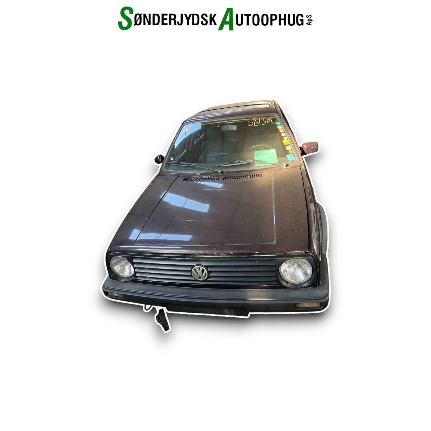 VW Golf 2 Pluk-Selv-Bil Med OEM Nr. Ophugger Fra VW Ophugger