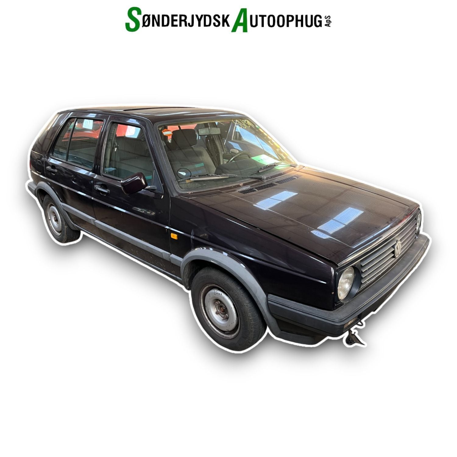 VW Golf 2 Pluk-Selv-Bil Med OEM Nr. Ophugger Fra VW Ophugger