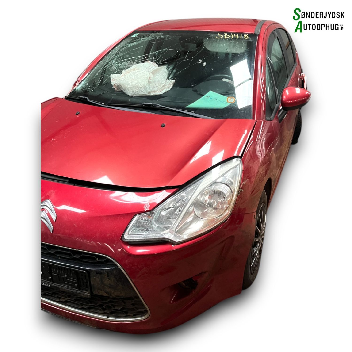 Citroen C3 II Pluk-Selv-Bil Med OEM Nr. Ophugger Fra Citroen Ophugger