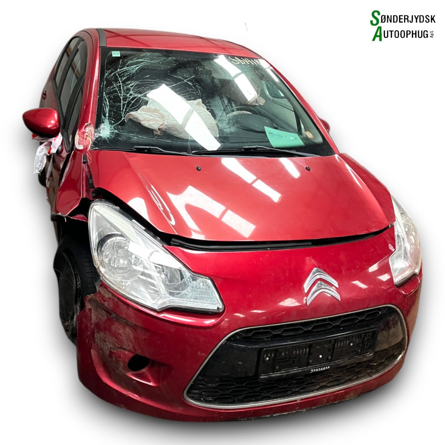 Citroen C3 II Pluk-Selv-Bil Med OEM Nr. Ophugger Fra Citroen Ophugger