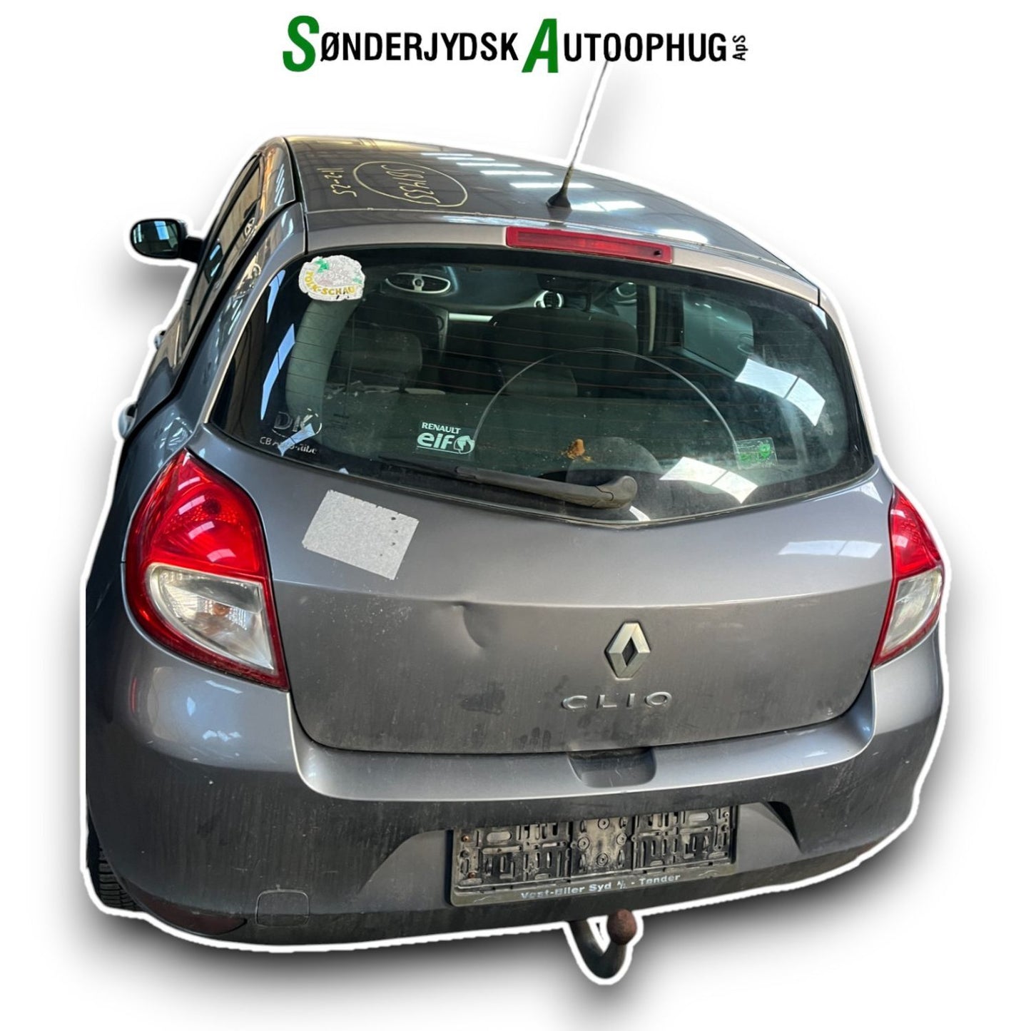 Renault Clio 3 Pluk-Selv-Bil Med OEM Nr. Ophugger Fra Renault Ophugger