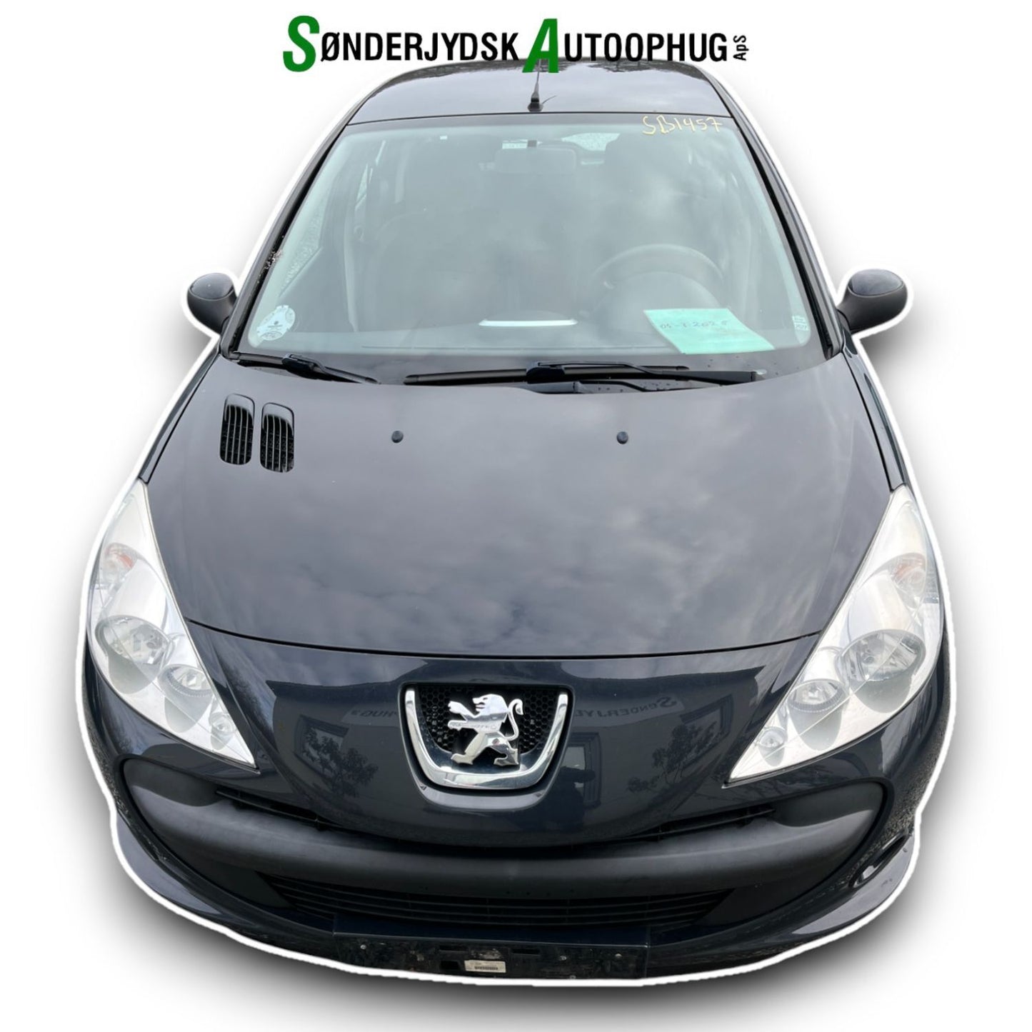 Peugeot 206+ Pluk-Selv-Bil Med OEM Nr. Ophugger Fra Peugeot Ophugger