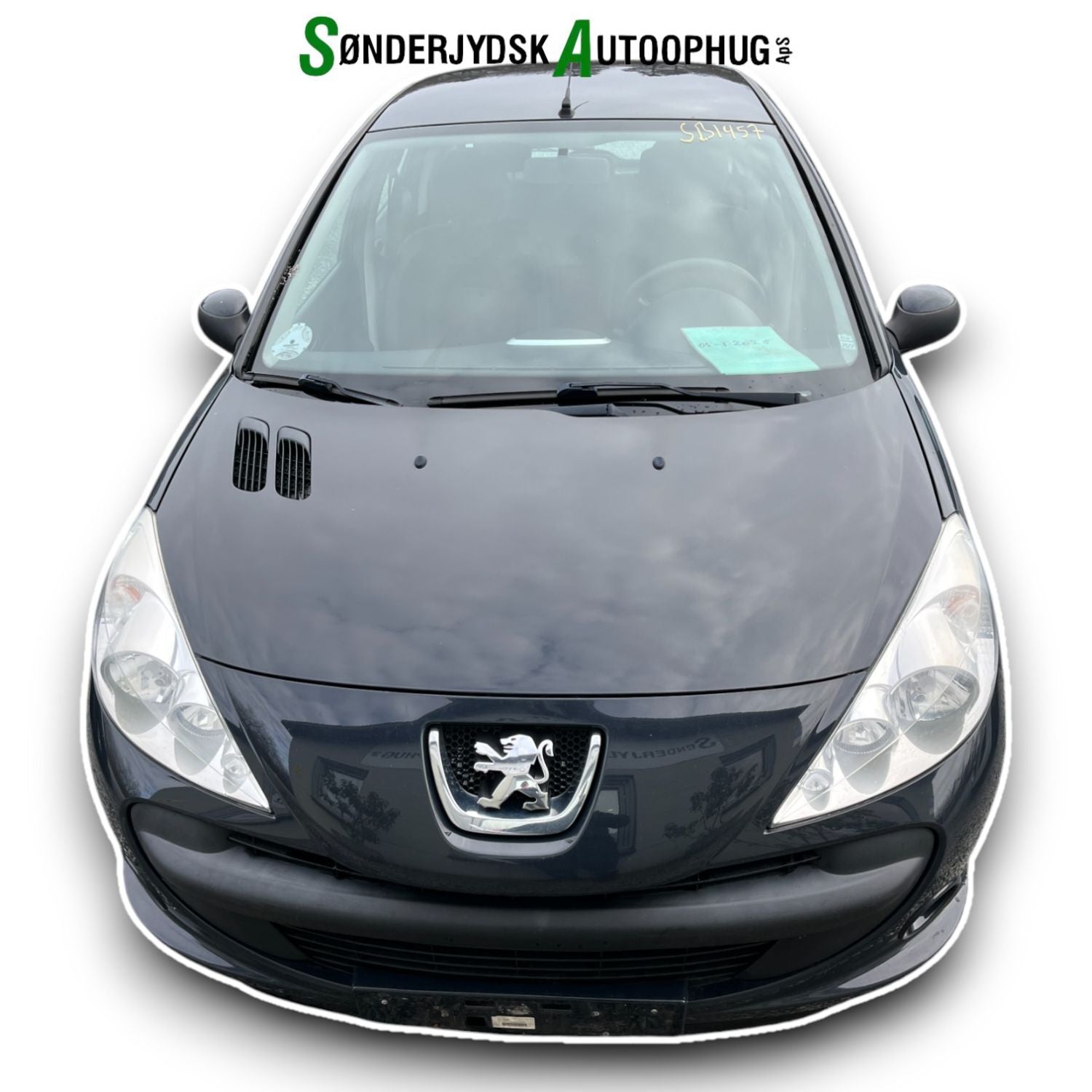 Peugeot 206+ Pluk-Selv-Bil Med OEM Nr. Ophugger Fra Peugeot Ophugger