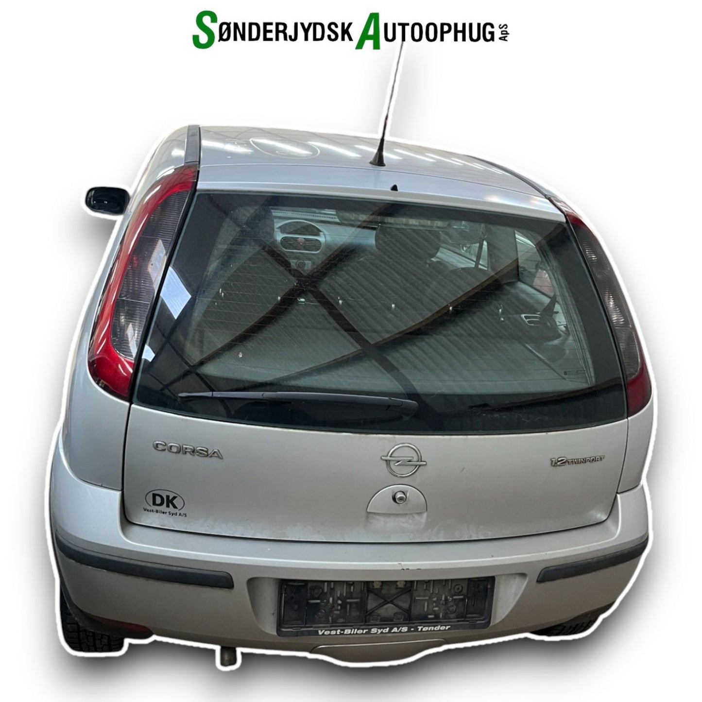 Opel Corsa C Pluk-Selv-Bil Med OEM Nr. Ophugger Fra Opel Ophugger