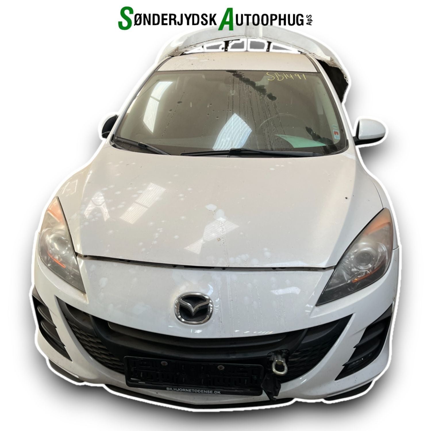 Mazda 3 Bl Pluk-Selv-Bil Med OEM Nr. Ophugger Fra Mazda Ophugger