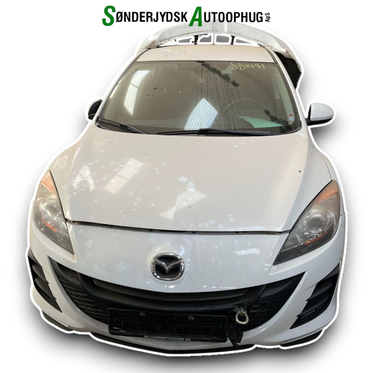 Mazda 3 BL Pluk-Selv-Bil Med OEM Nr. Ophugger Fra Mazda Ophugger