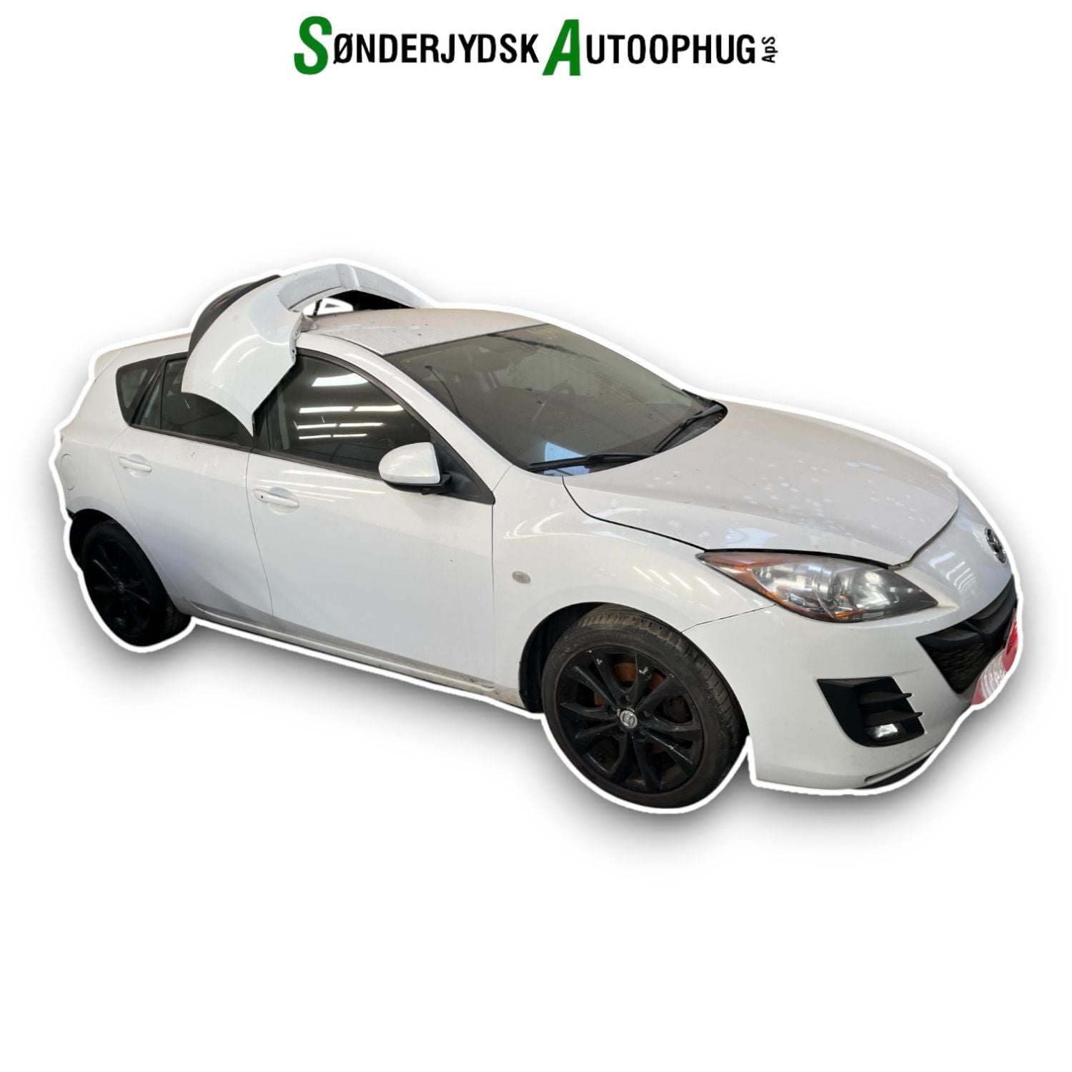 Mazda 3 Bl Pluk-Selv-Bil Med OEM Nr. Ophugger Fra Mazda Ophugger