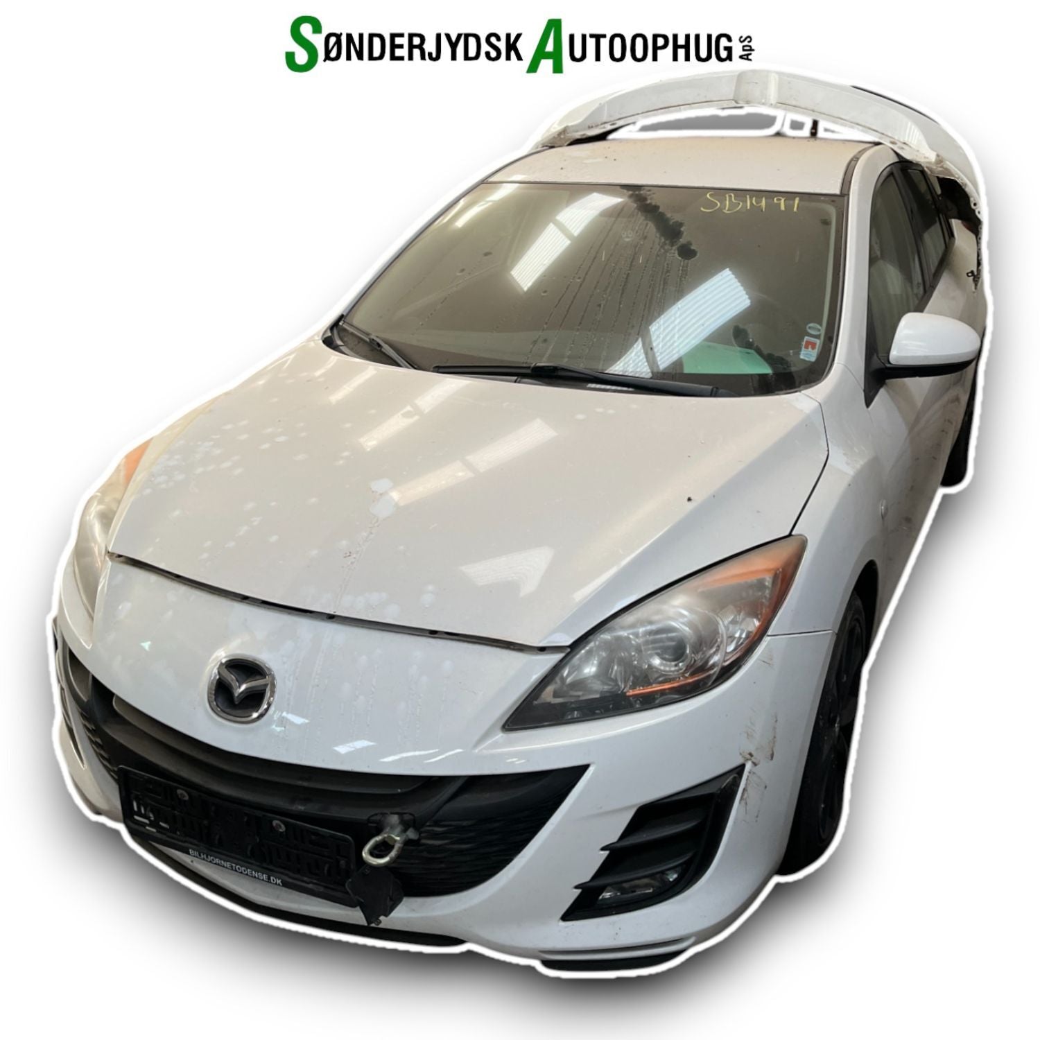 Mazda 3 Bl Pluk-Selv-Bil Med OEM Nr. Ophugger Fra Mazda Ophugger