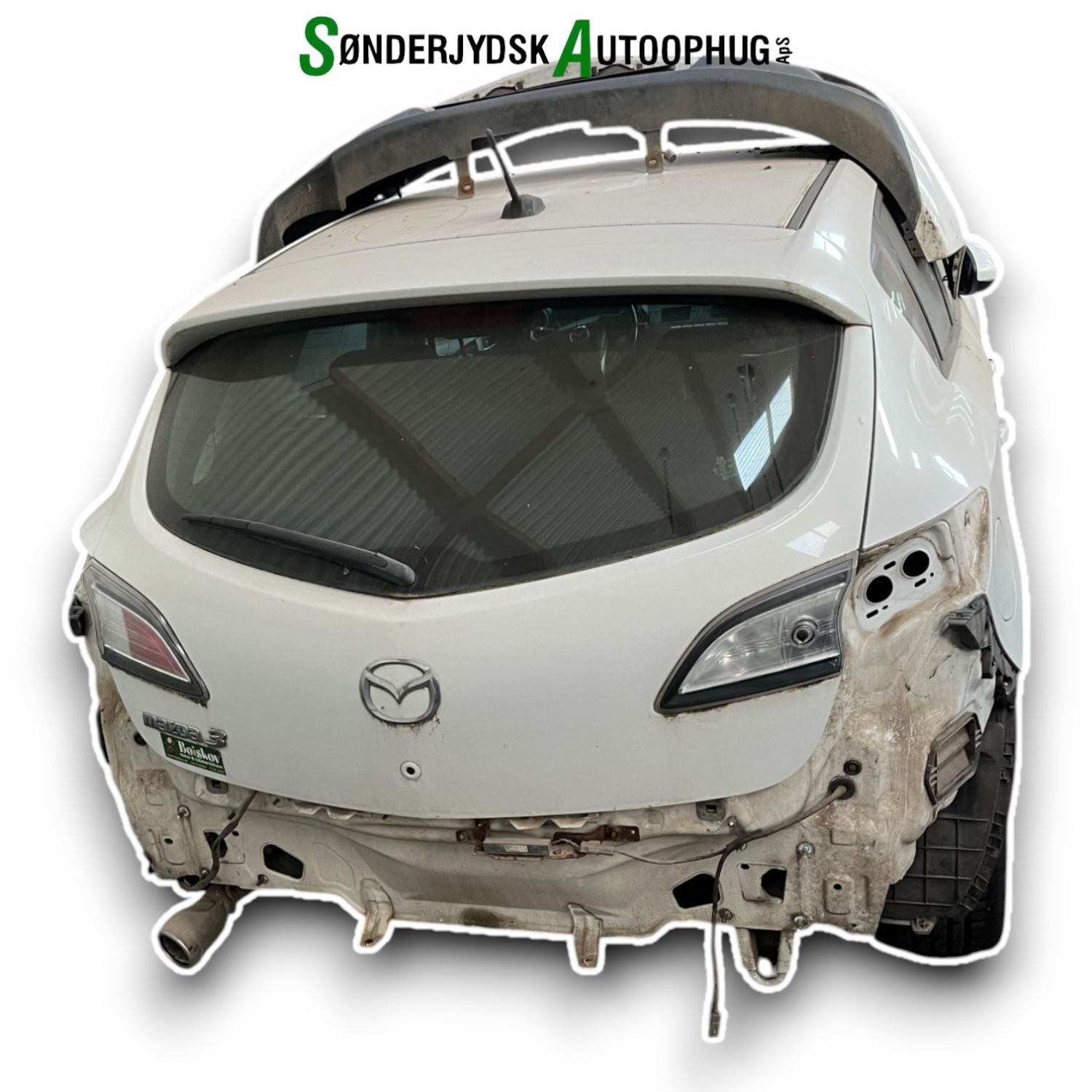 Mazda 3 Bl Pluk-Selv-Bil Med OEM Nr. Ophugger Fra Mazda Ophugger