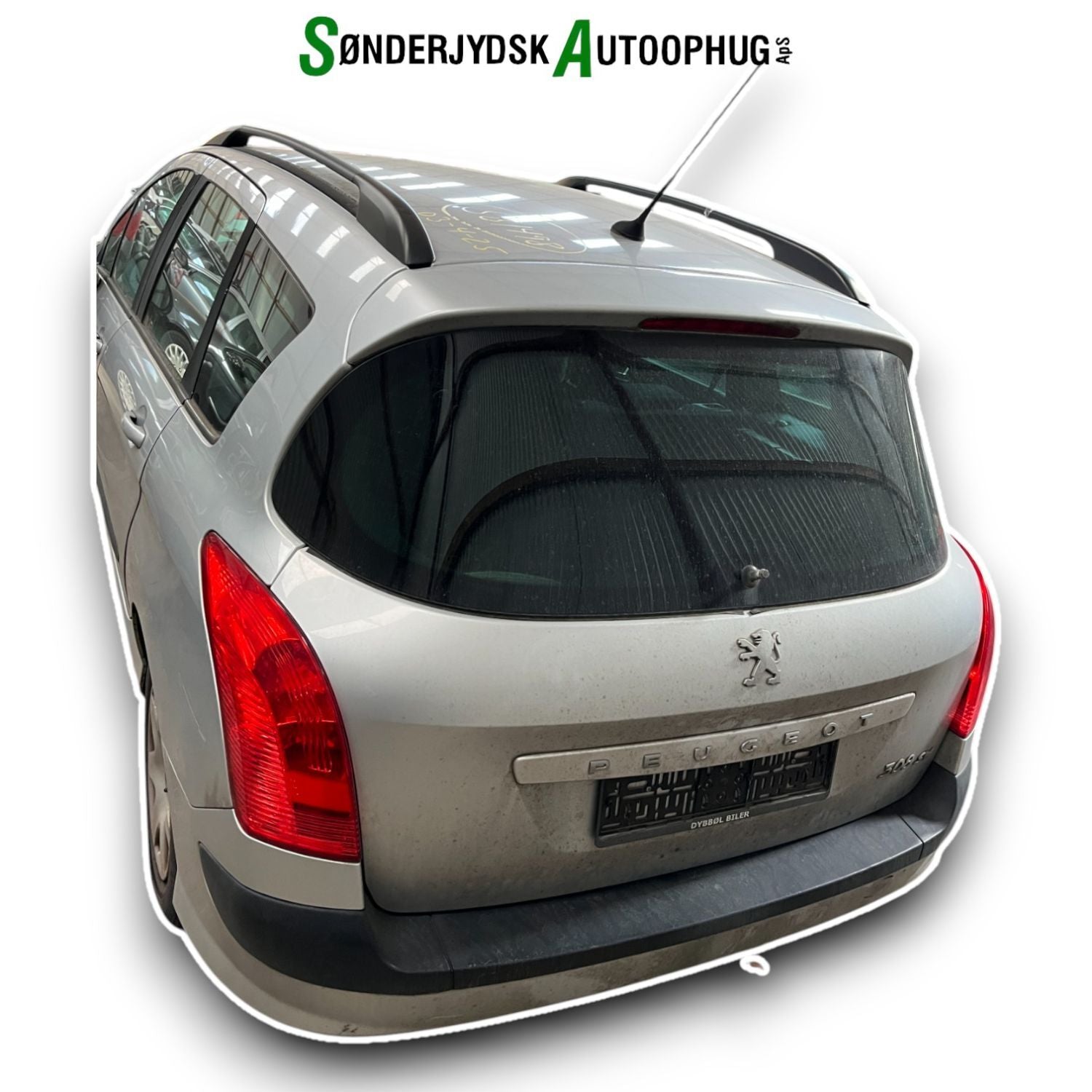 Peugeot 308 Pluk-Selv-Bil Med OEM Nr. Ophugger Fra Peugeot Ophugger