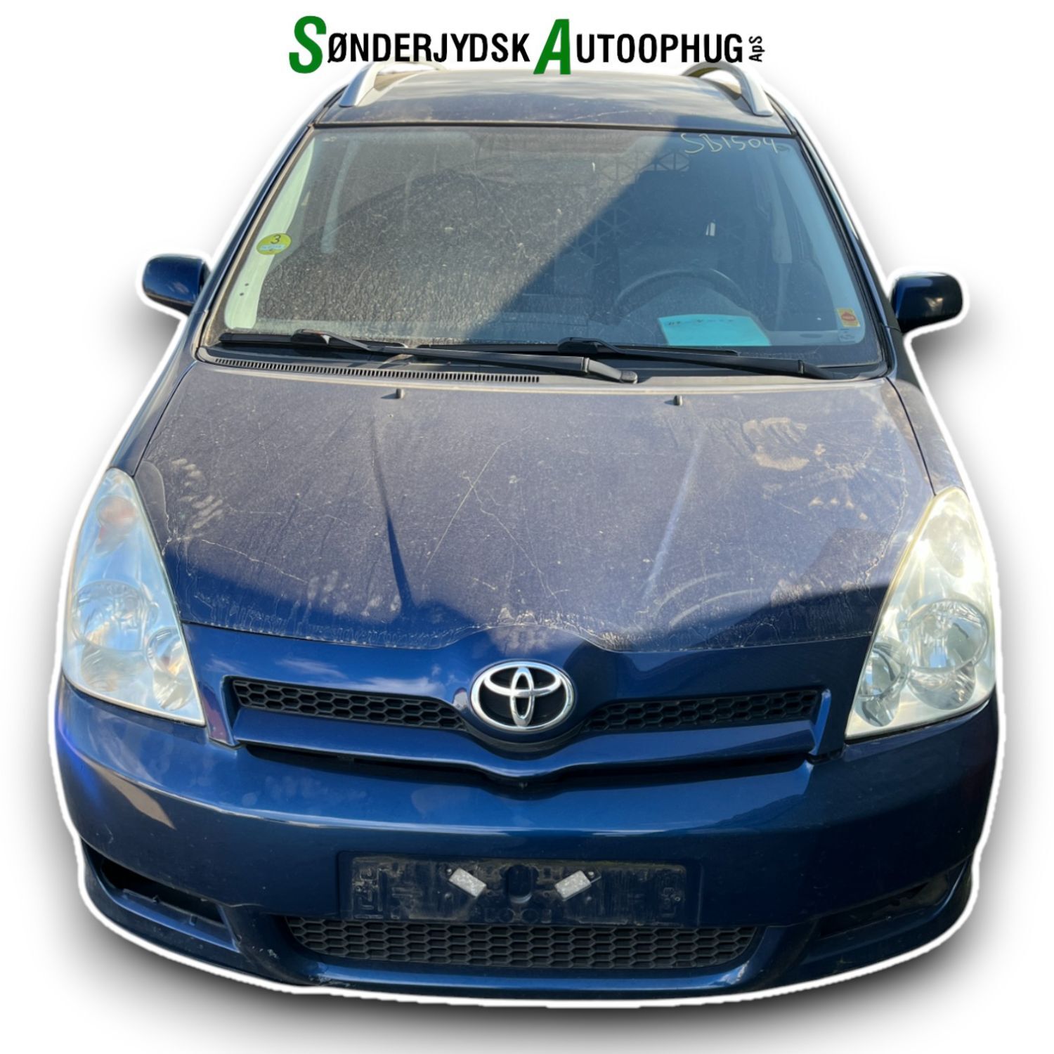 Toyota Corolla Verso Pluk-Selv-Bil Med OEM Nr. Ophugger Fra Toyota Ophugger