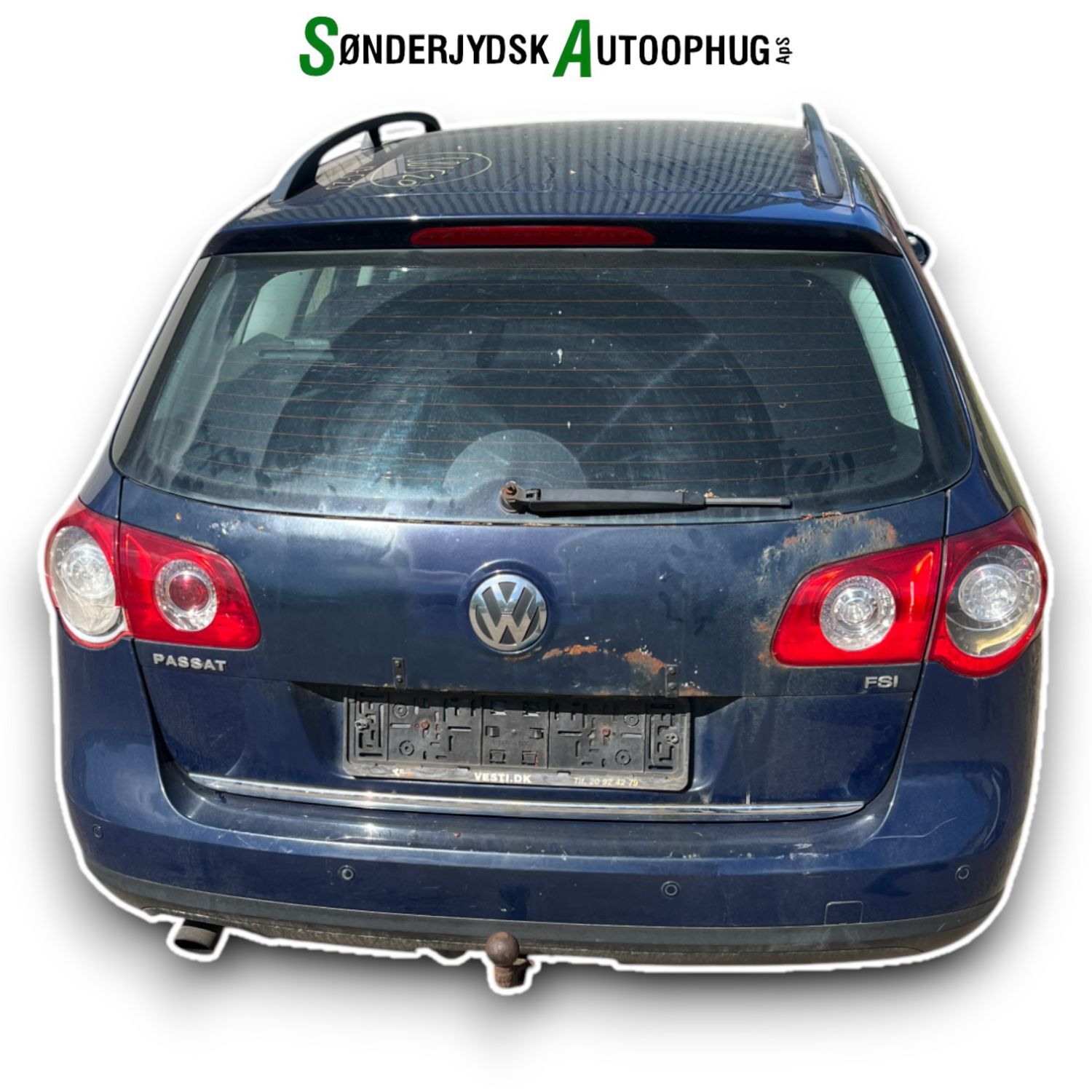 VW Passat 3C Pluk-Selv-Bil Med OEM Nr. Ophugger Fra VW Ophugger