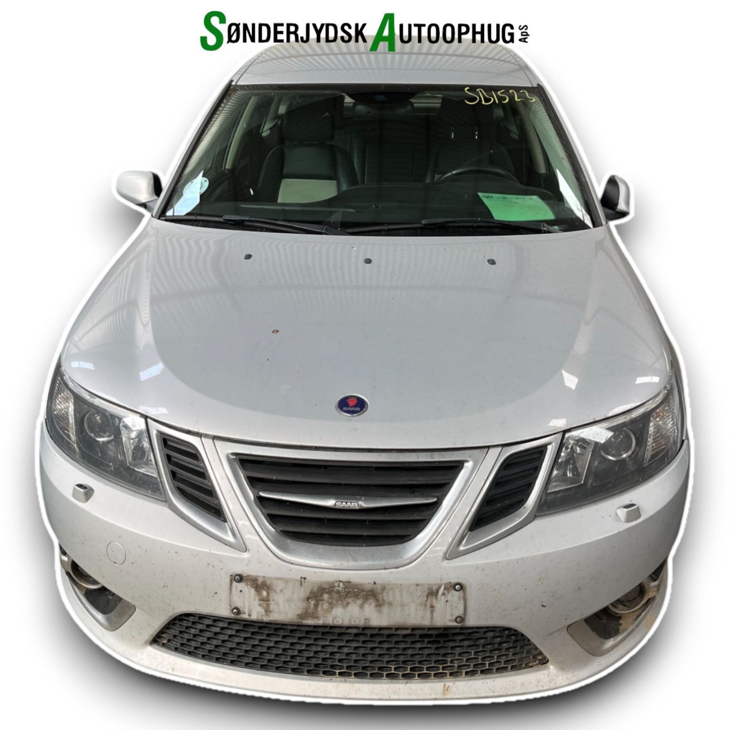 Saab Saab 9-3 Facelift Pluk-Selv-Bil Med OEM Nr. Ophugger Fra Saab Ophugger