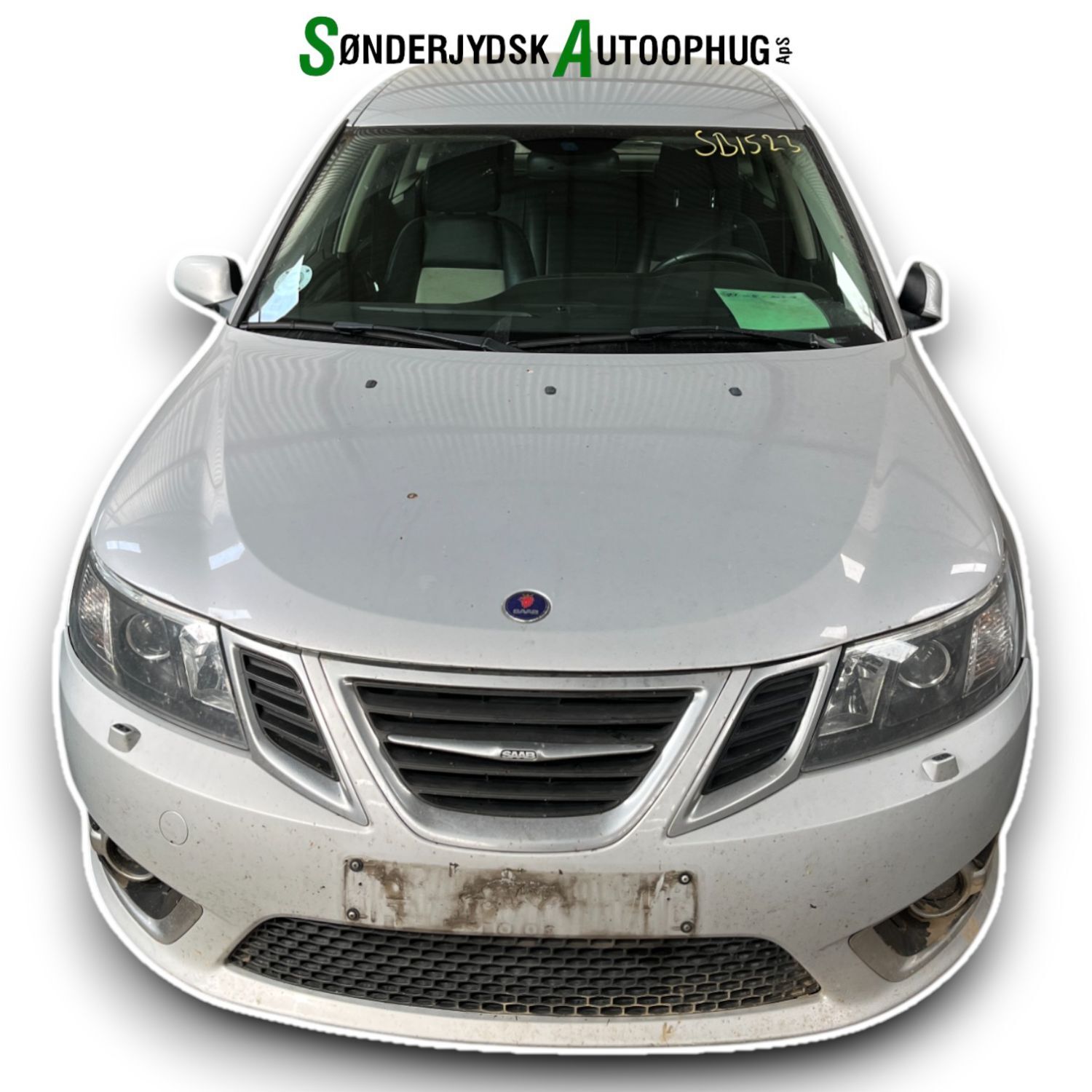 Saab Saab 9-3 Facelift Pluk-Selv-Bil Med OEM Nr. Ophugger Fra Saab Ophugger