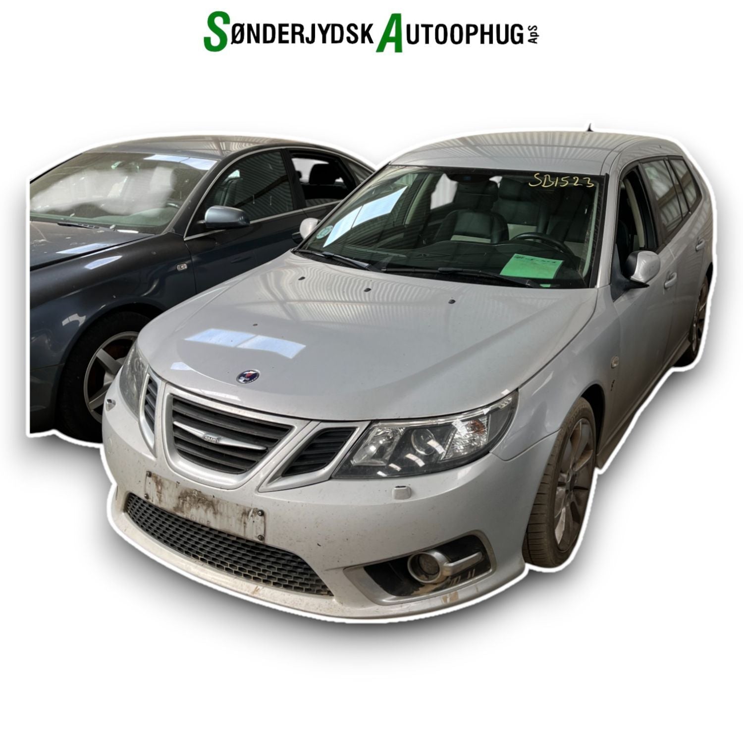 Saab 9-3 Facel. Pluk-Selv-Bil Med OEM Nr. Ophugger Fra Saab Ophugger