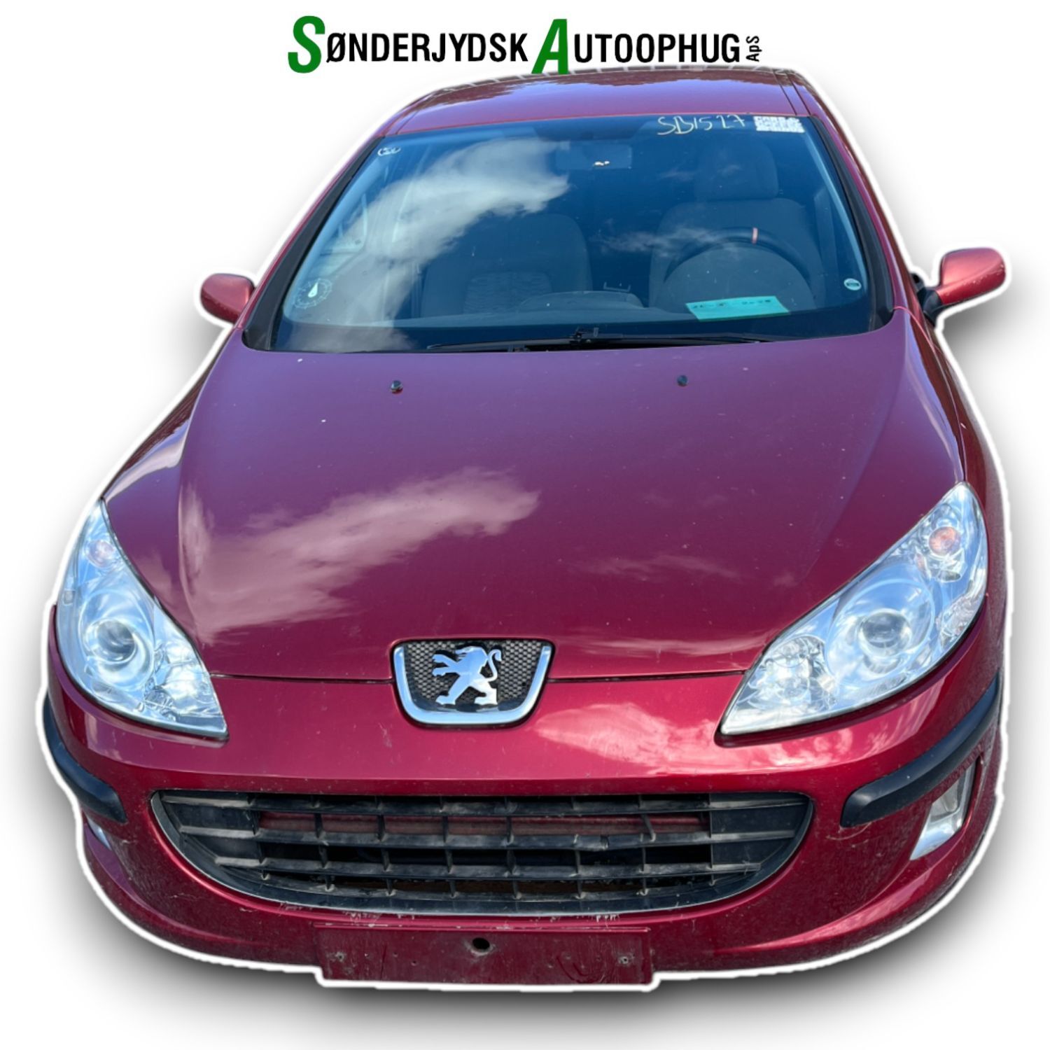 Peugeot 407 Pluk-Selv-Bil Med OEM Nr. Ophugger Fra Peugeot Ophugger