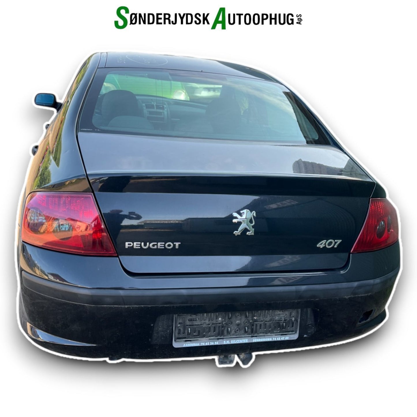 Peugeot 407 Pluk-Selv-Bil Med OEM Nr. Ophugger Fra Peugeot Ophugger