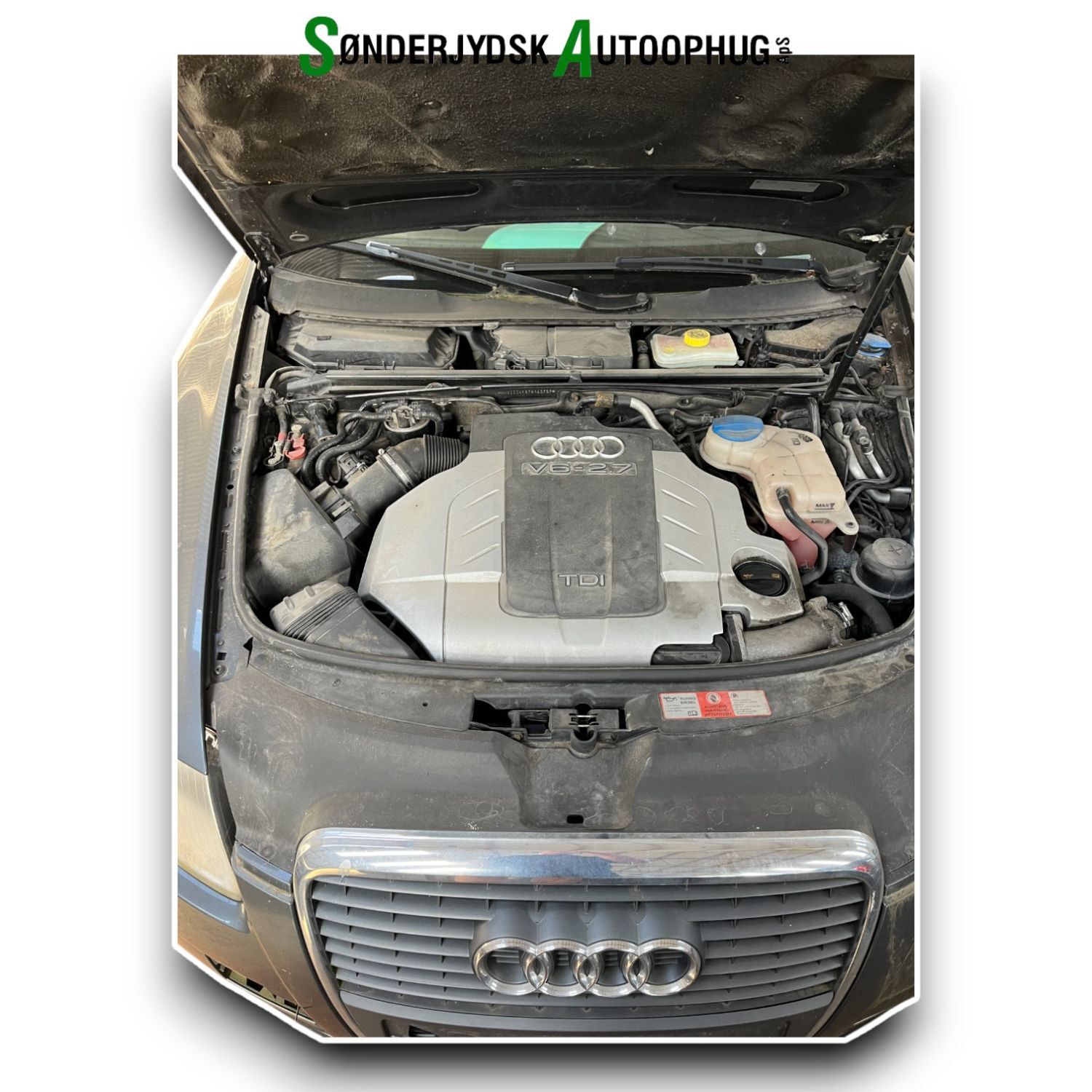 Audi A6 Pluk-Selv-Bil Med OEM Nr. Ophugger Fra Audi Ophugger